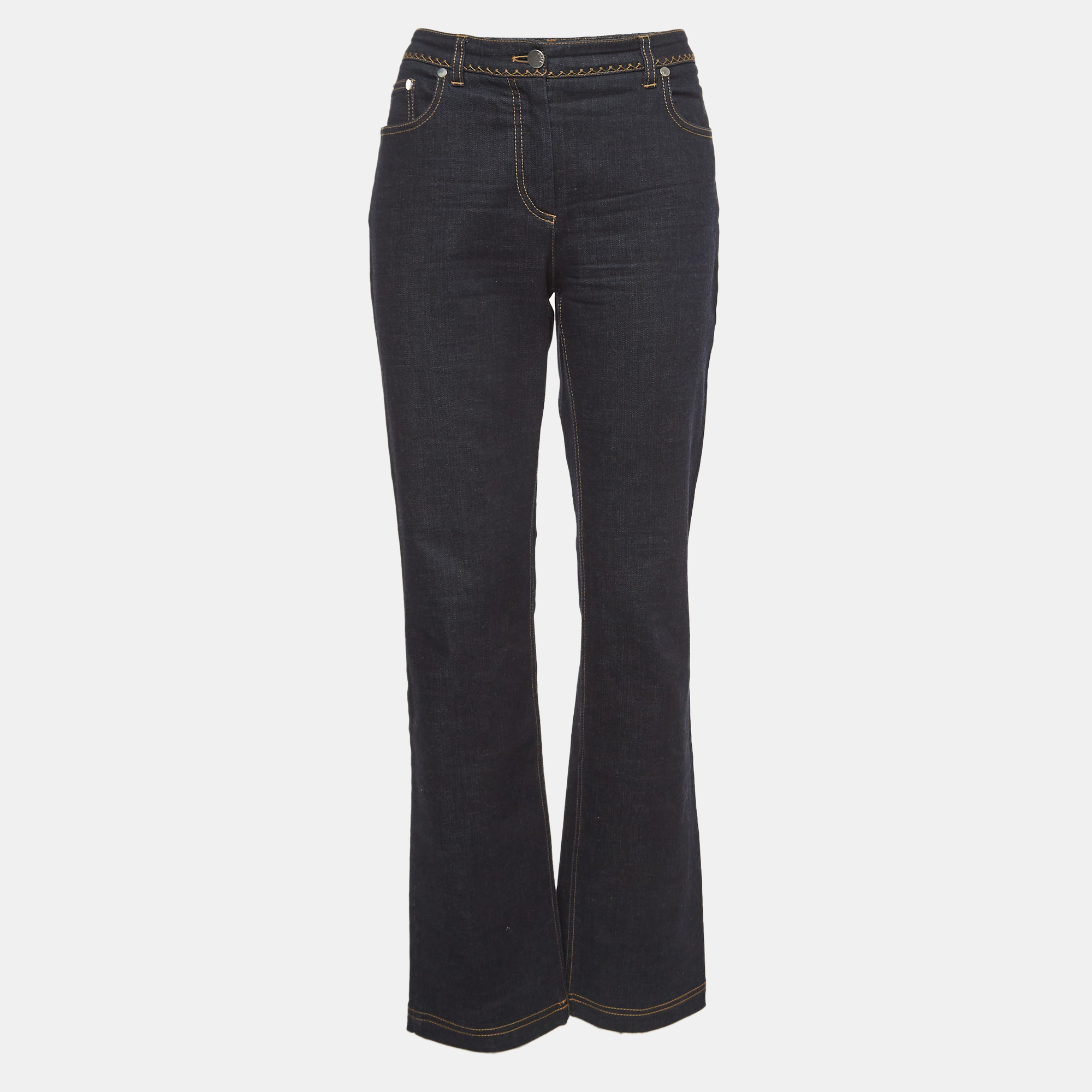 Dior Navy Blue Denim Straight Fit Jeans M Waist 30