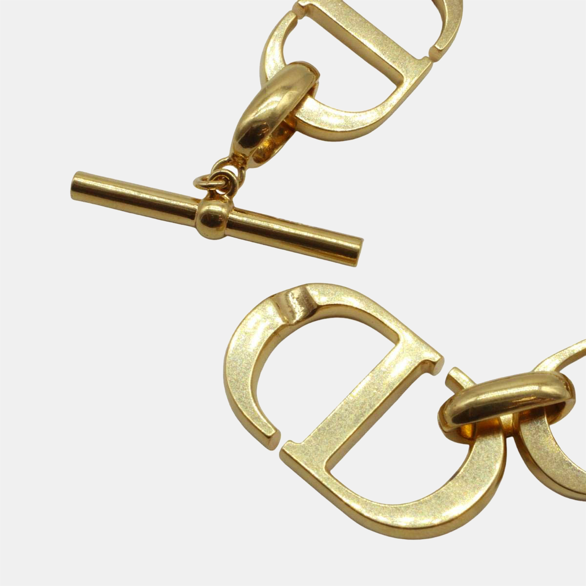 Dior Gold Metal 30 Montaigne Choker Necklace