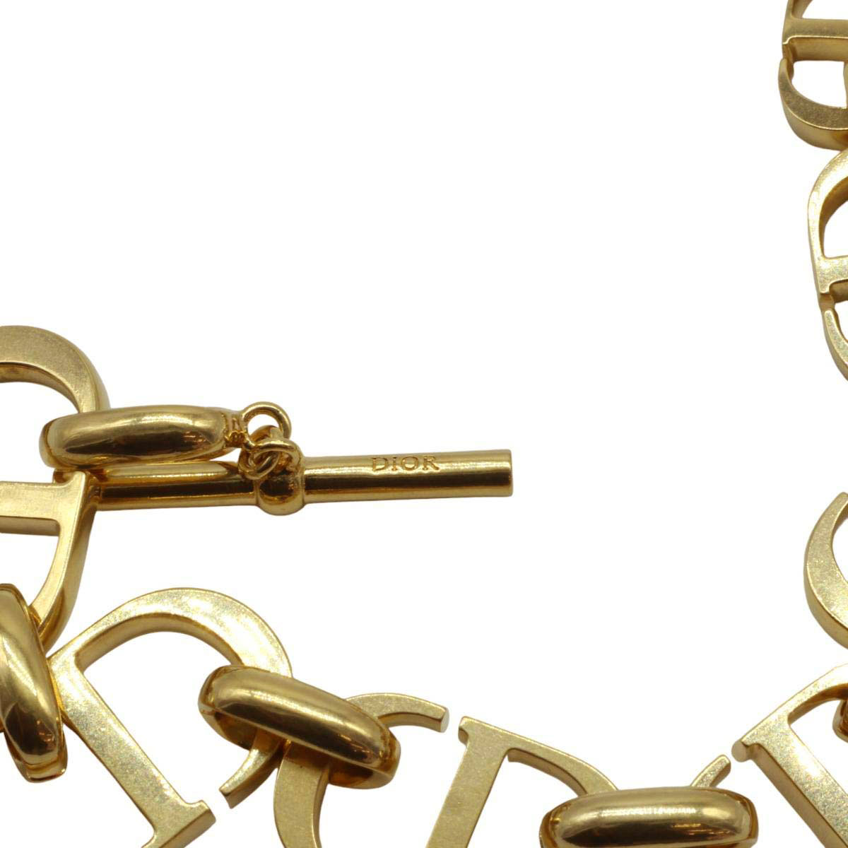 Dior Gold Metal 30 Montaigne Choker Necklace