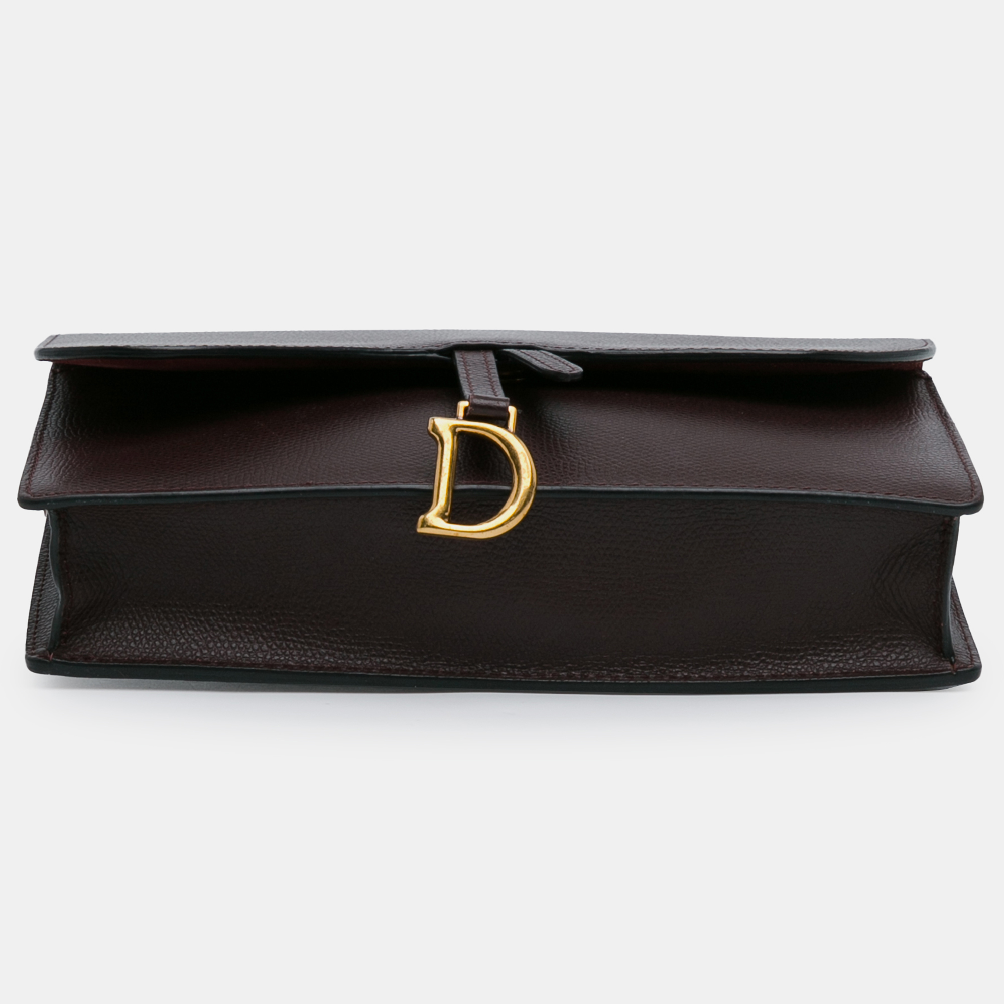 Dior Leather Saddle Wallet On Chain