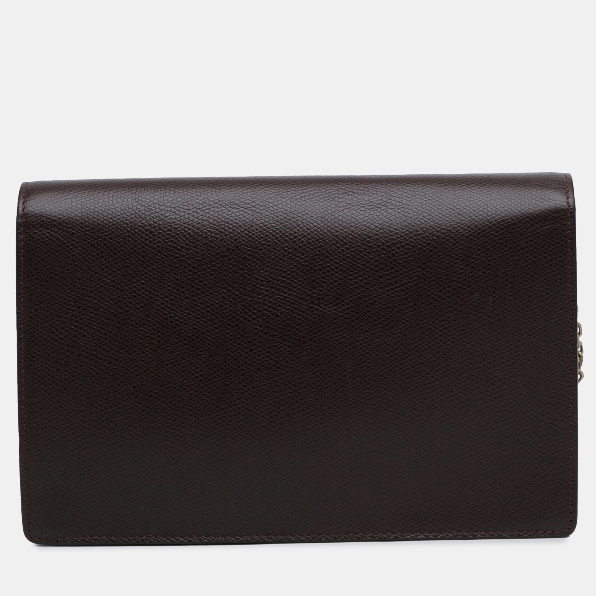 Dior Leather Saddle Wallet On Chain