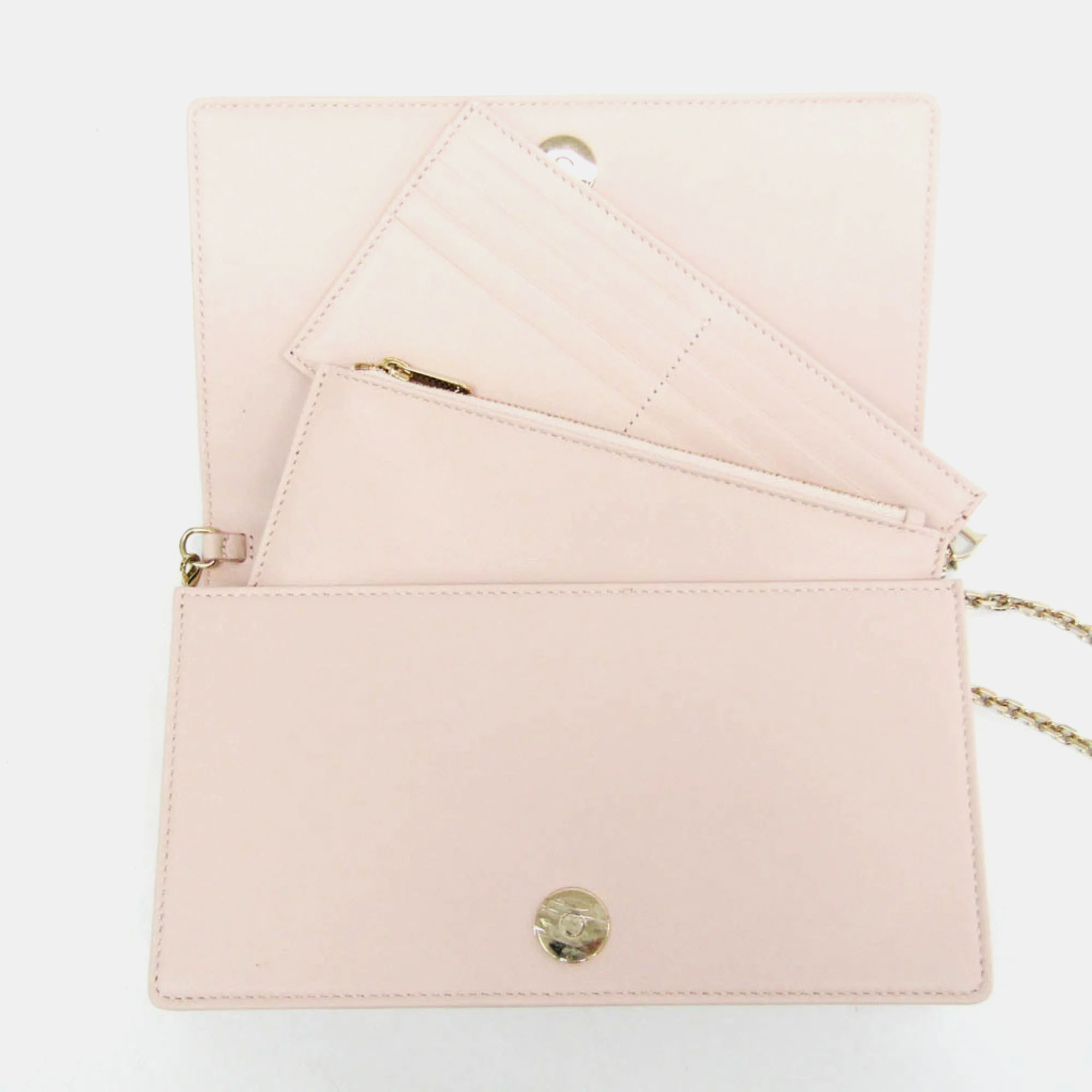 Dior Baby Pink Leather Cannage/Lady Dior Shoulder Bag