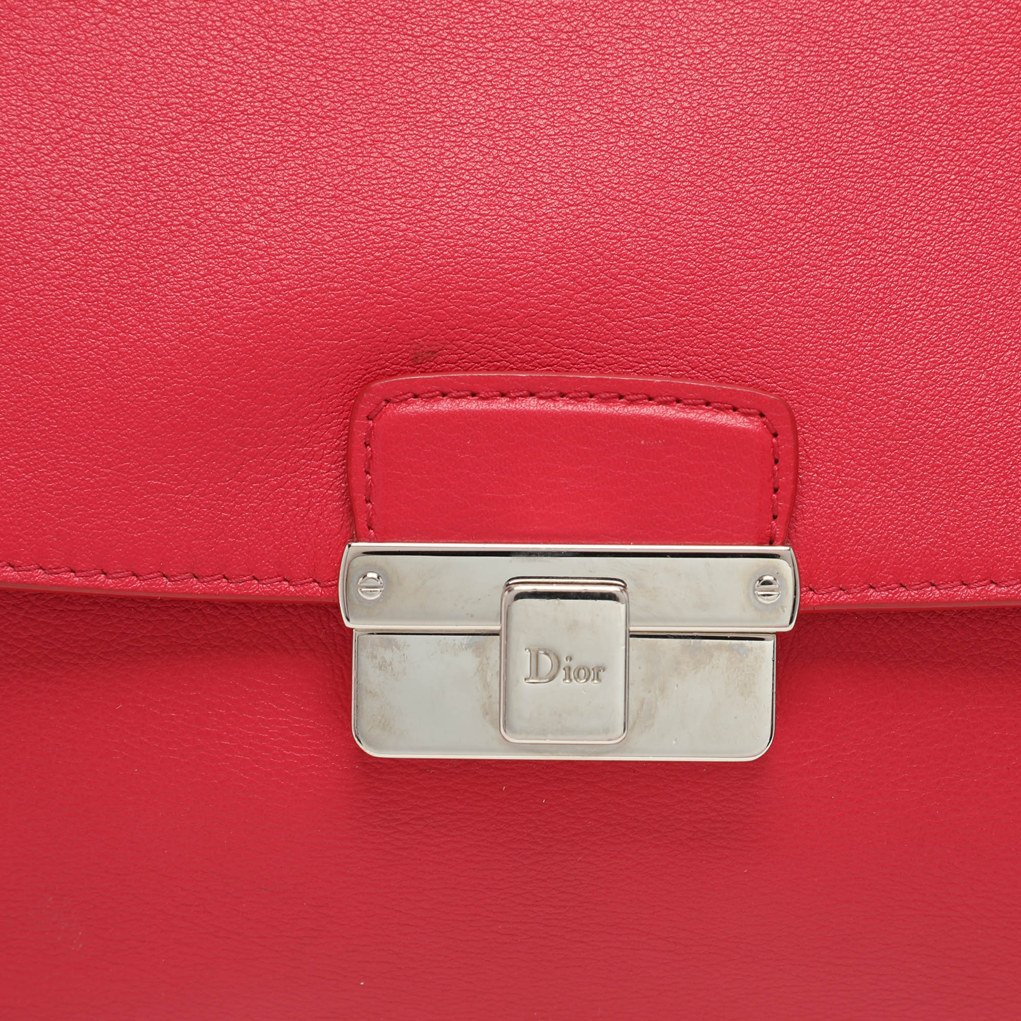 Dior Pink Leather Large Diorling Shoulder Bag