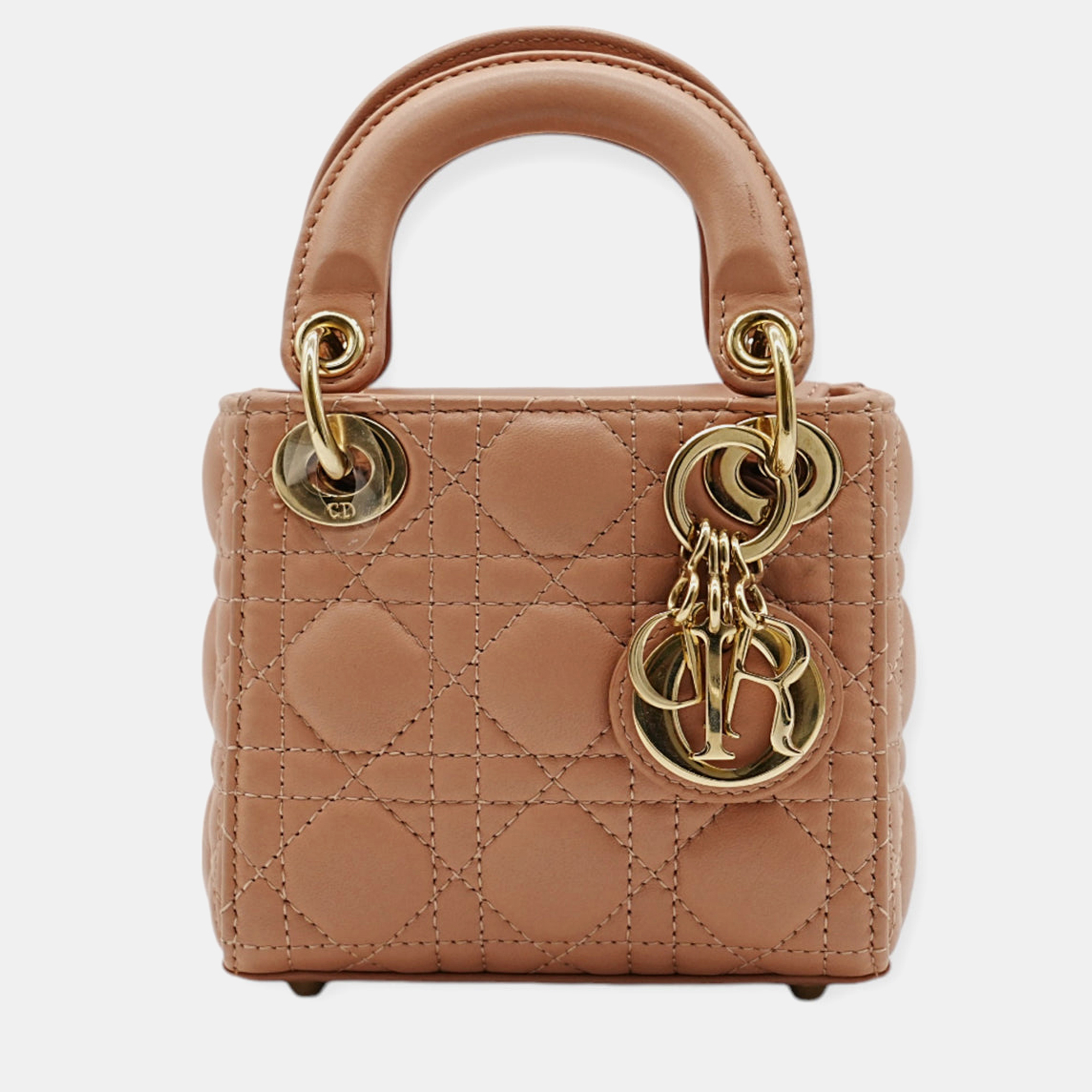 Dior Pink Micro Lady Dior Shoulder Bag
