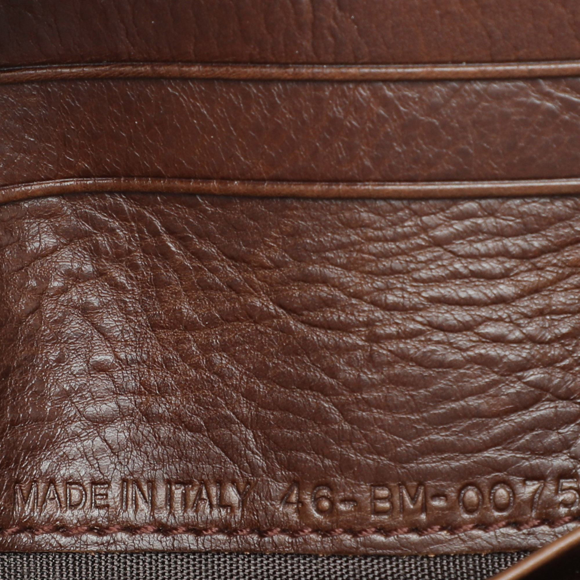 Dior Brown Leather Flight Bifold Wallet