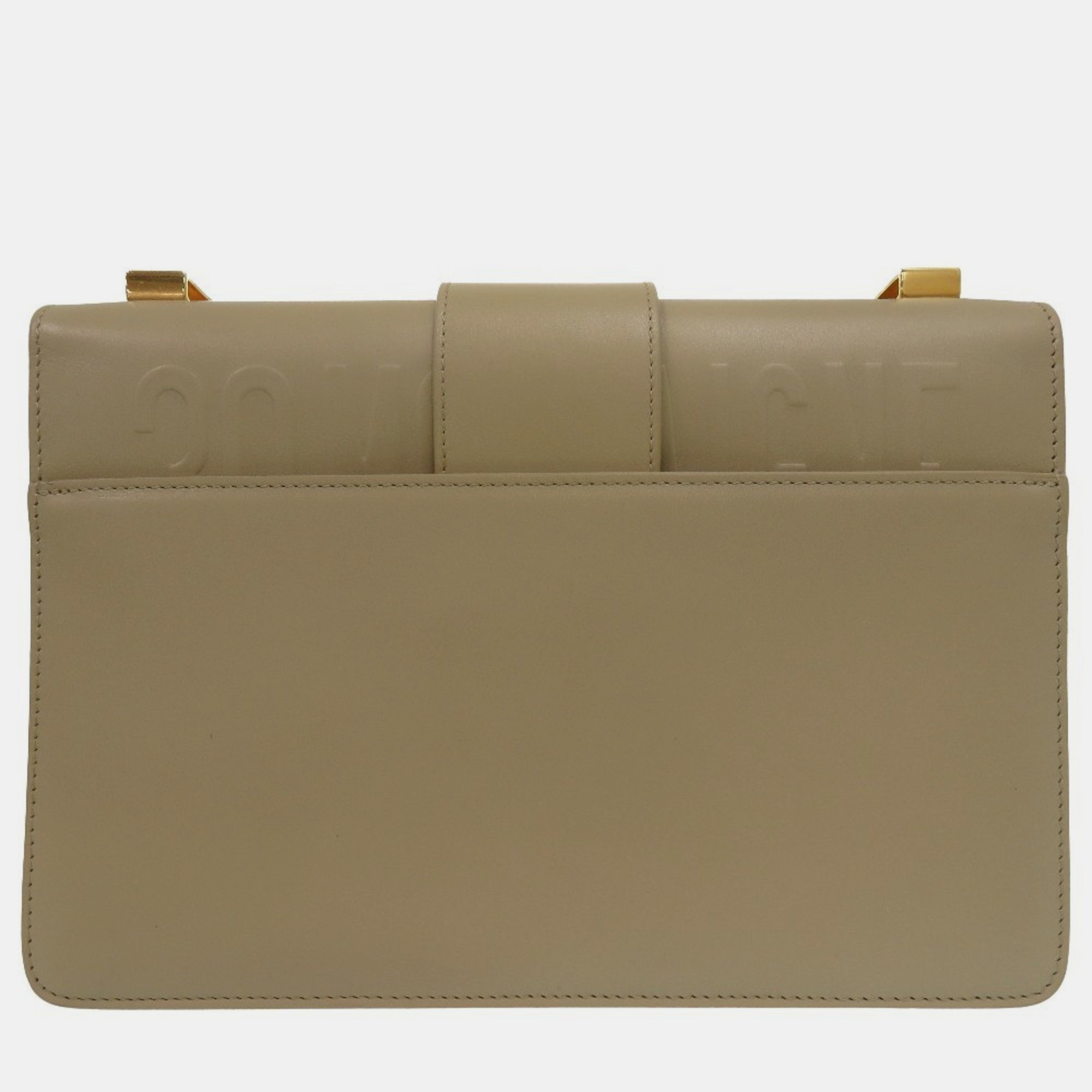 Dior Leather Beige 30 Montagne Shoulder Bag