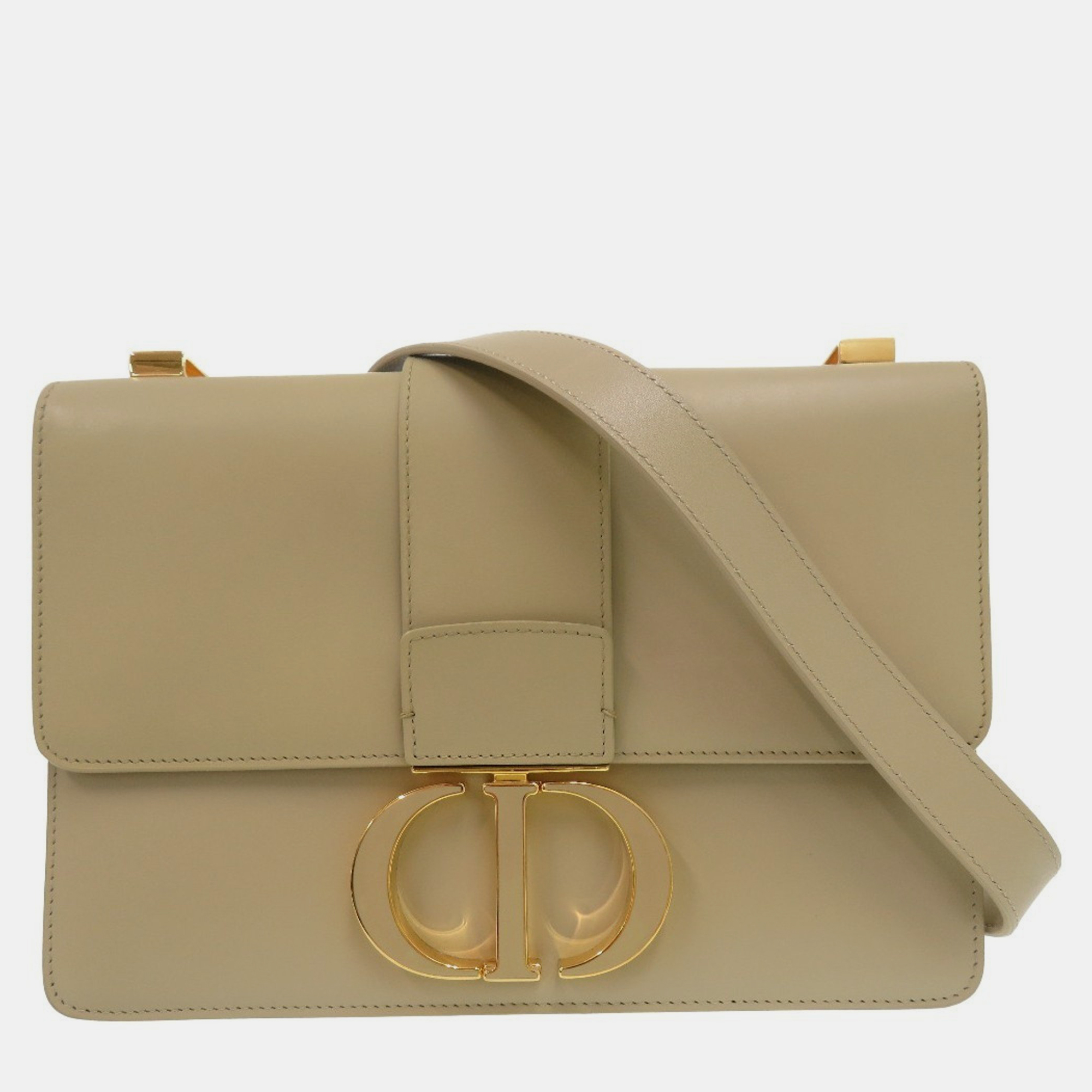 Dior Leather Beige 30 Montagne Shoulder Bag