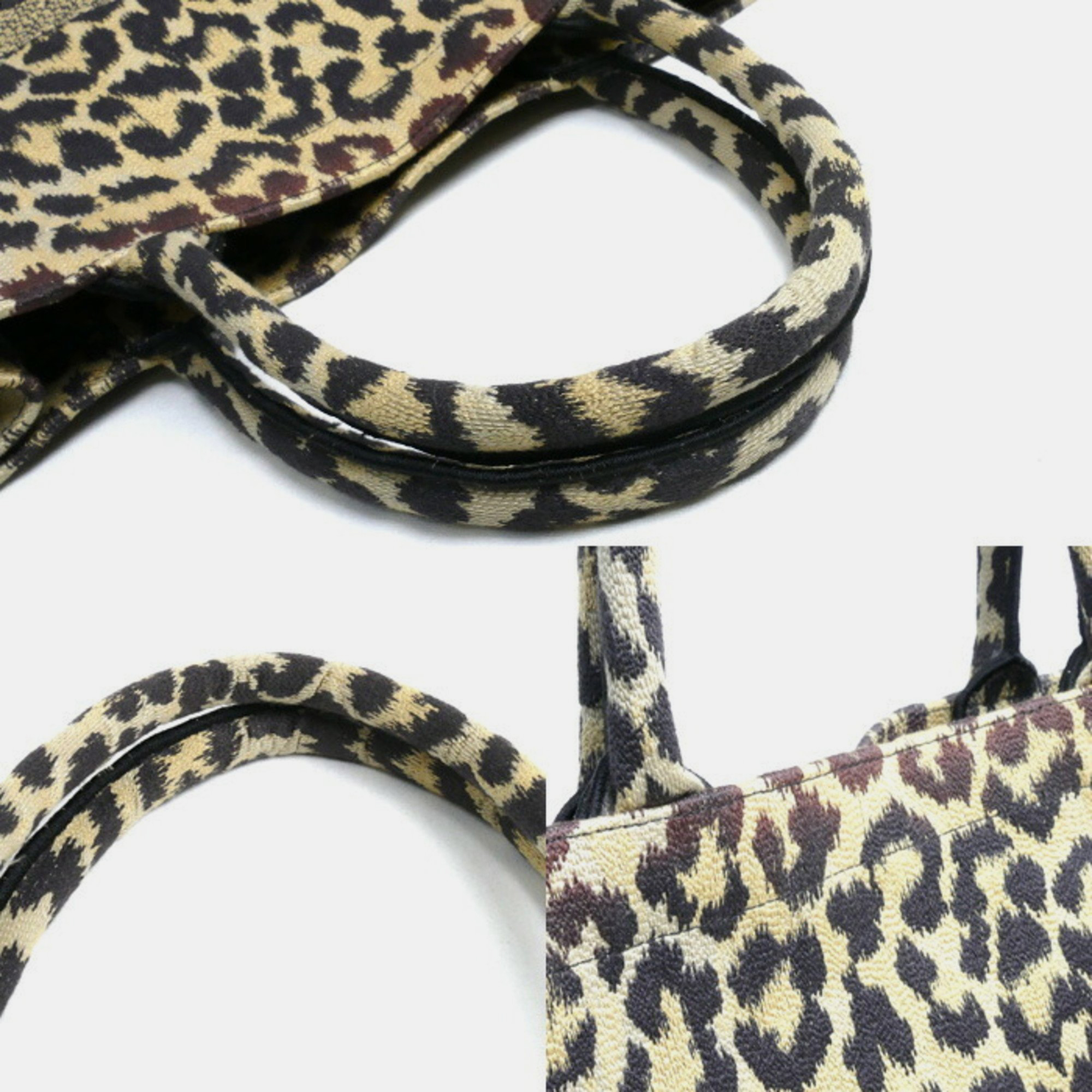 Dior Book Tote Large Leopard Bag