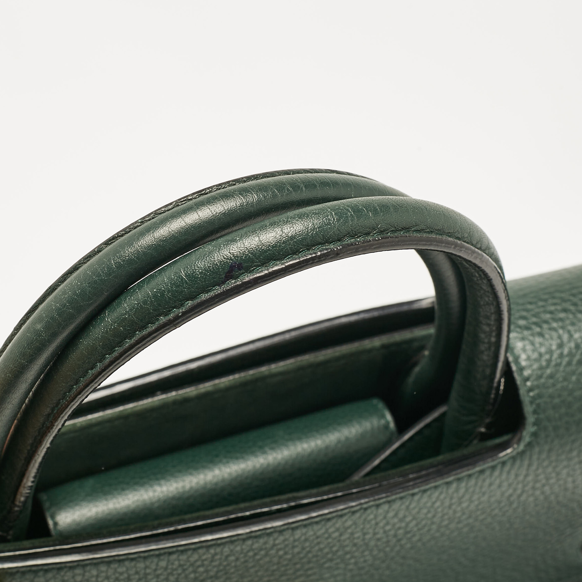 Dior Green Leather Medium Diorever Tote