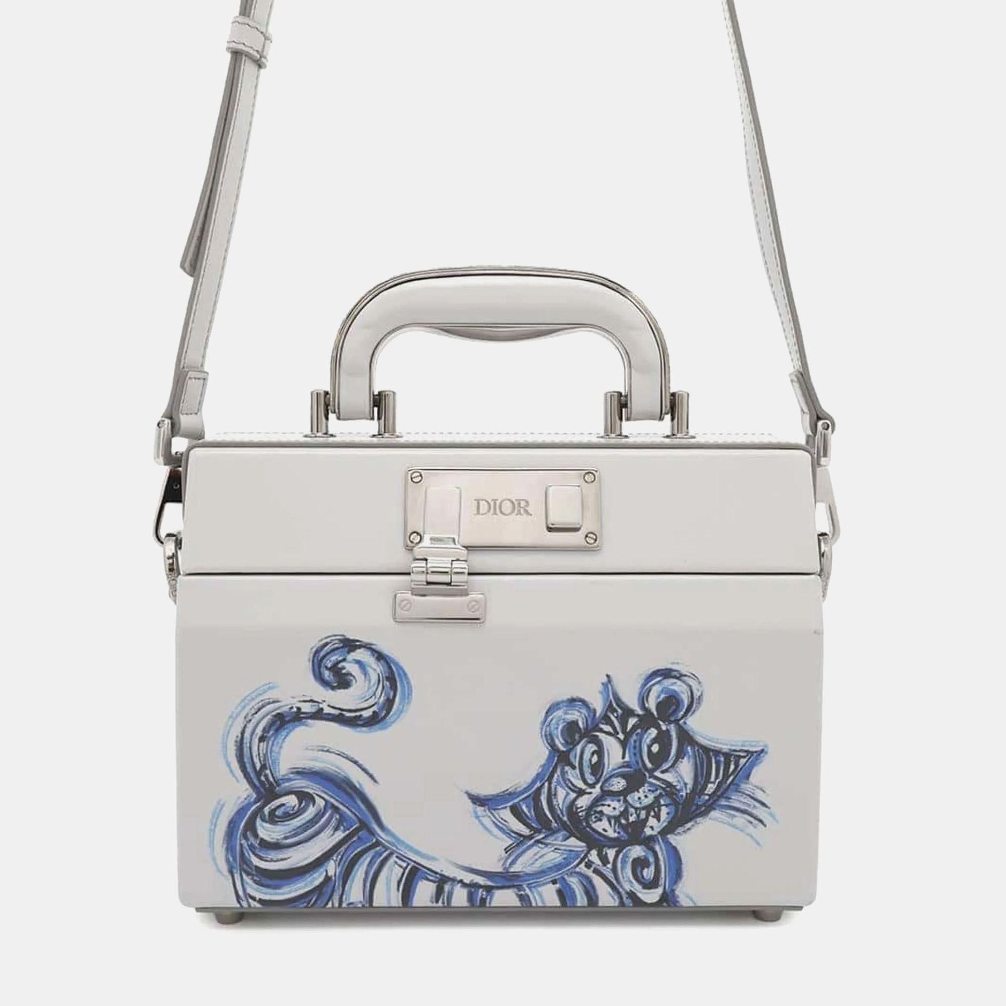 Christian Dior Dior Handbag Lock Kenny Scharf Collaboration Shoulder Bag, Blue
Christian Dior Dior Handbag Lock Kenny Scharf Collaboration Shoulder Bag, Blue