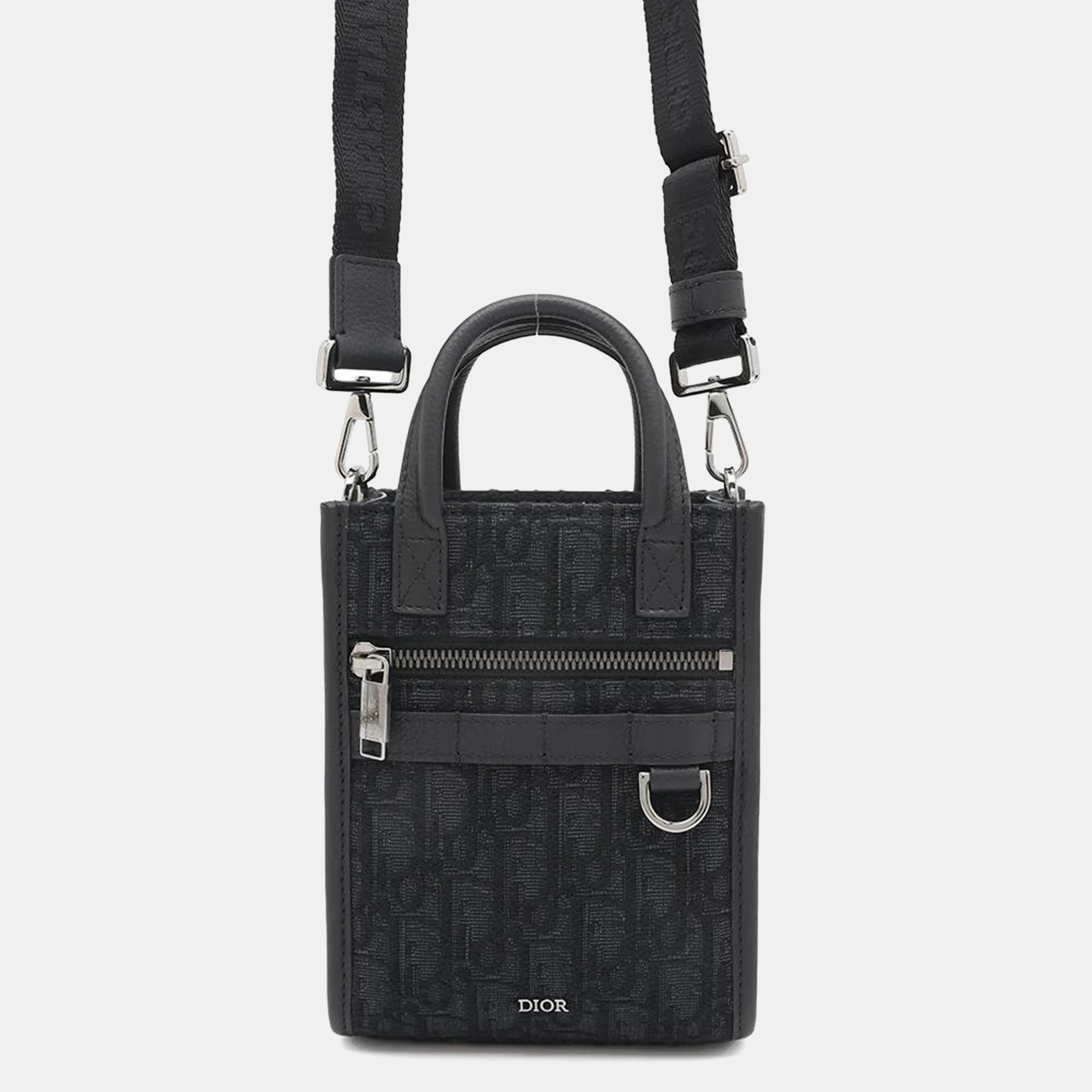Dior Safari North South Tote Bag Black Jacquard Calf Leather Size Mini
Dior Safari North South Tote Bag Black Jacquard Calf Leather Size Mini