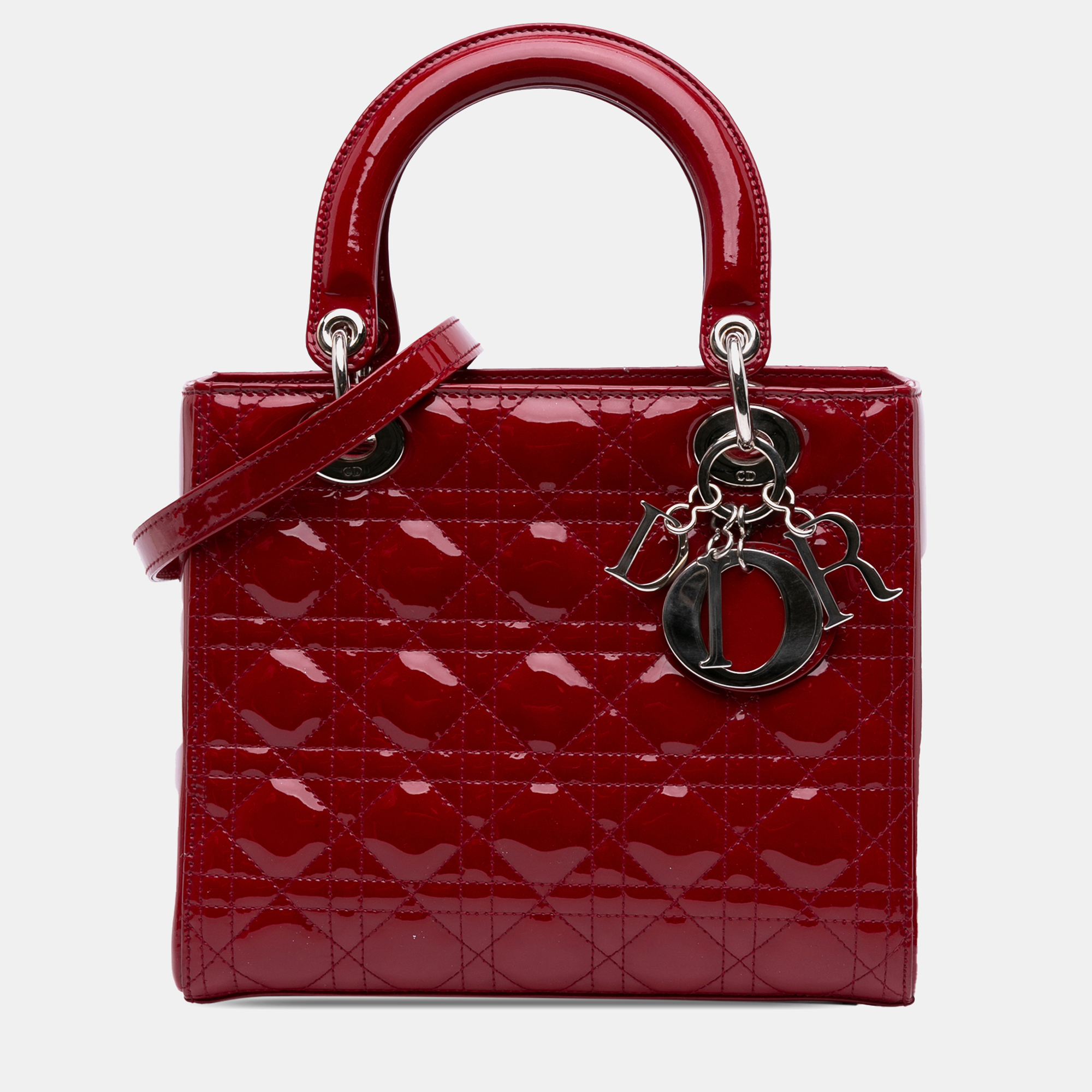 Medium Patent Cannage Lady - Dior - Modalova