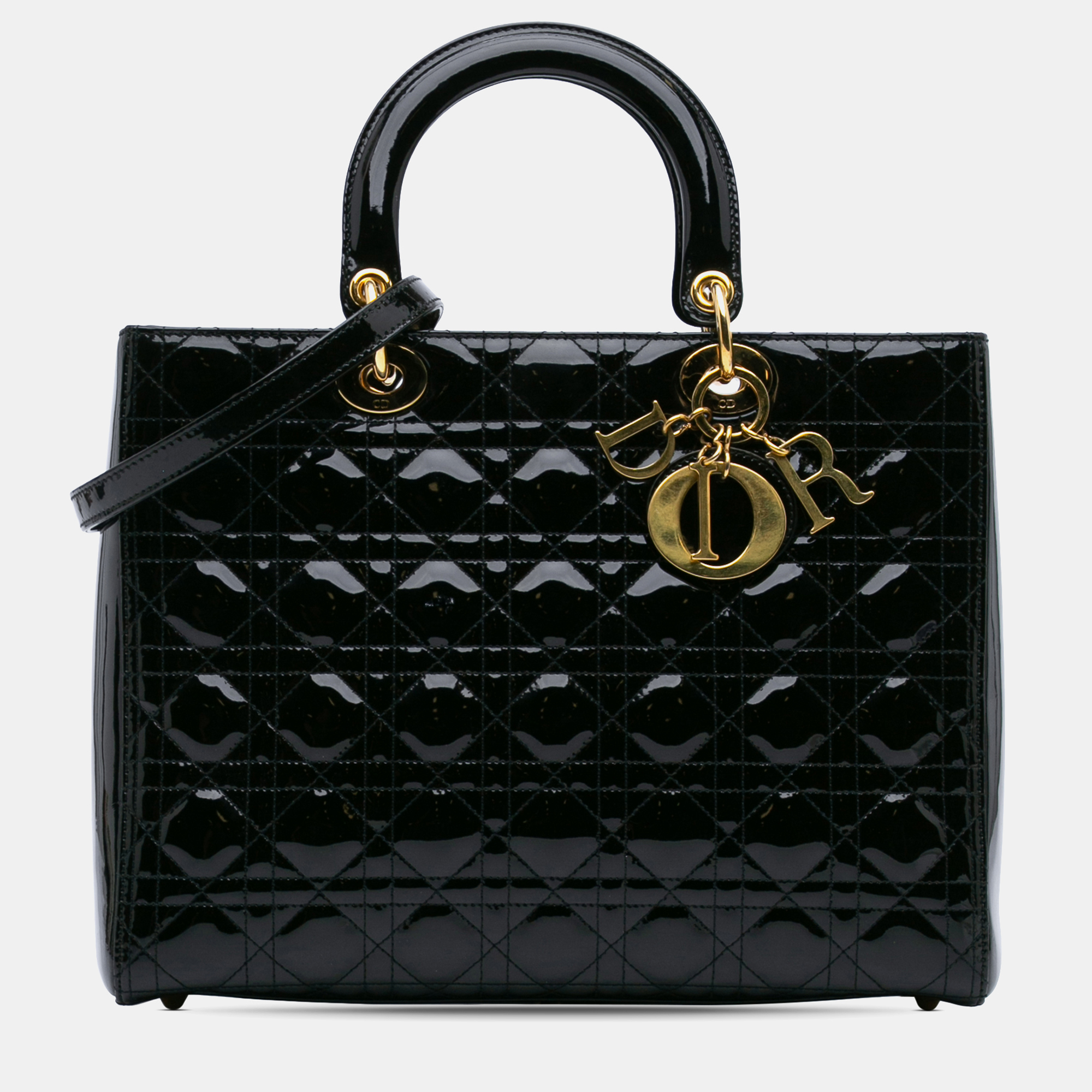 Large Patent Cannage Lady - Dior - Modalova
