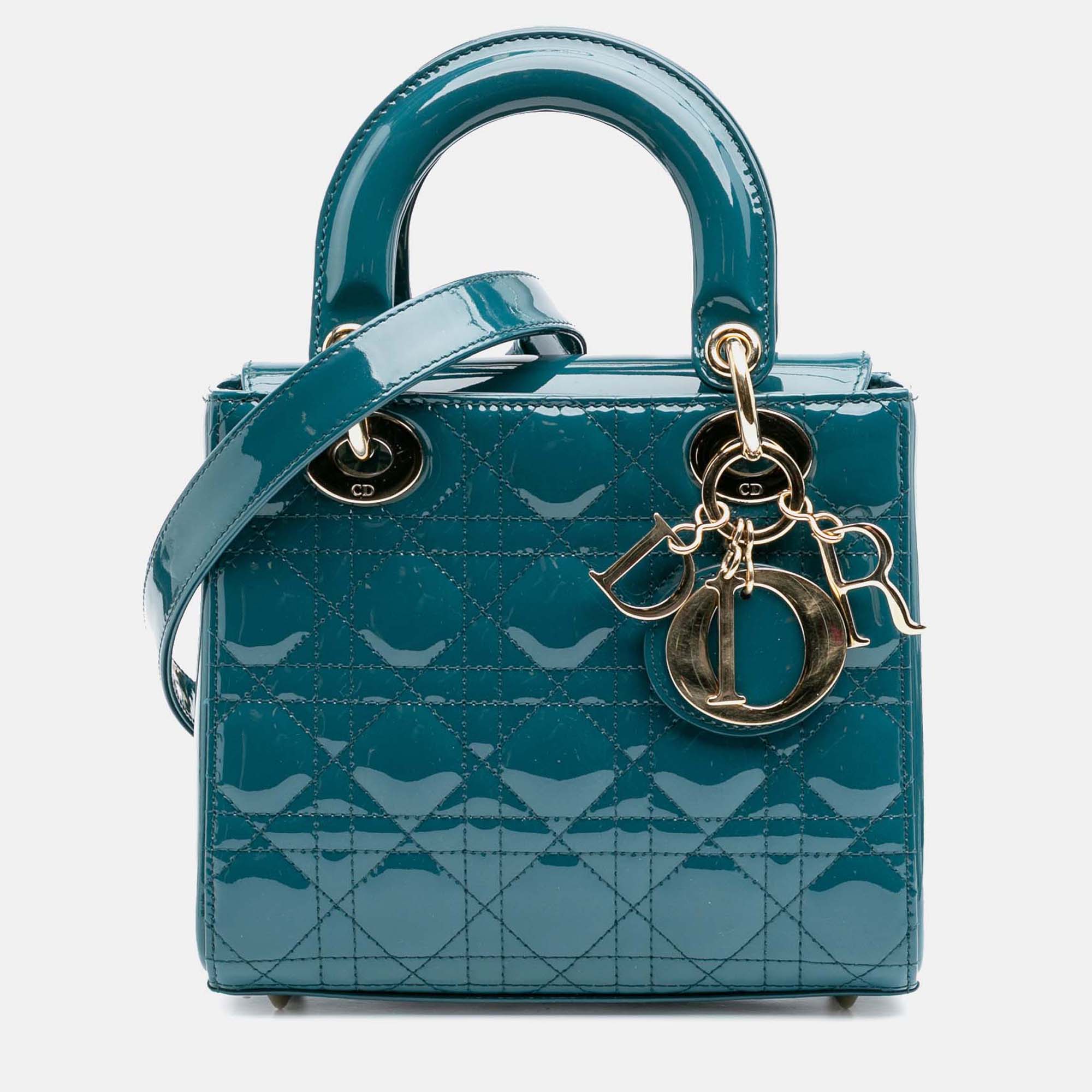 Small Patent Cannage Lady - Dior - Modalova