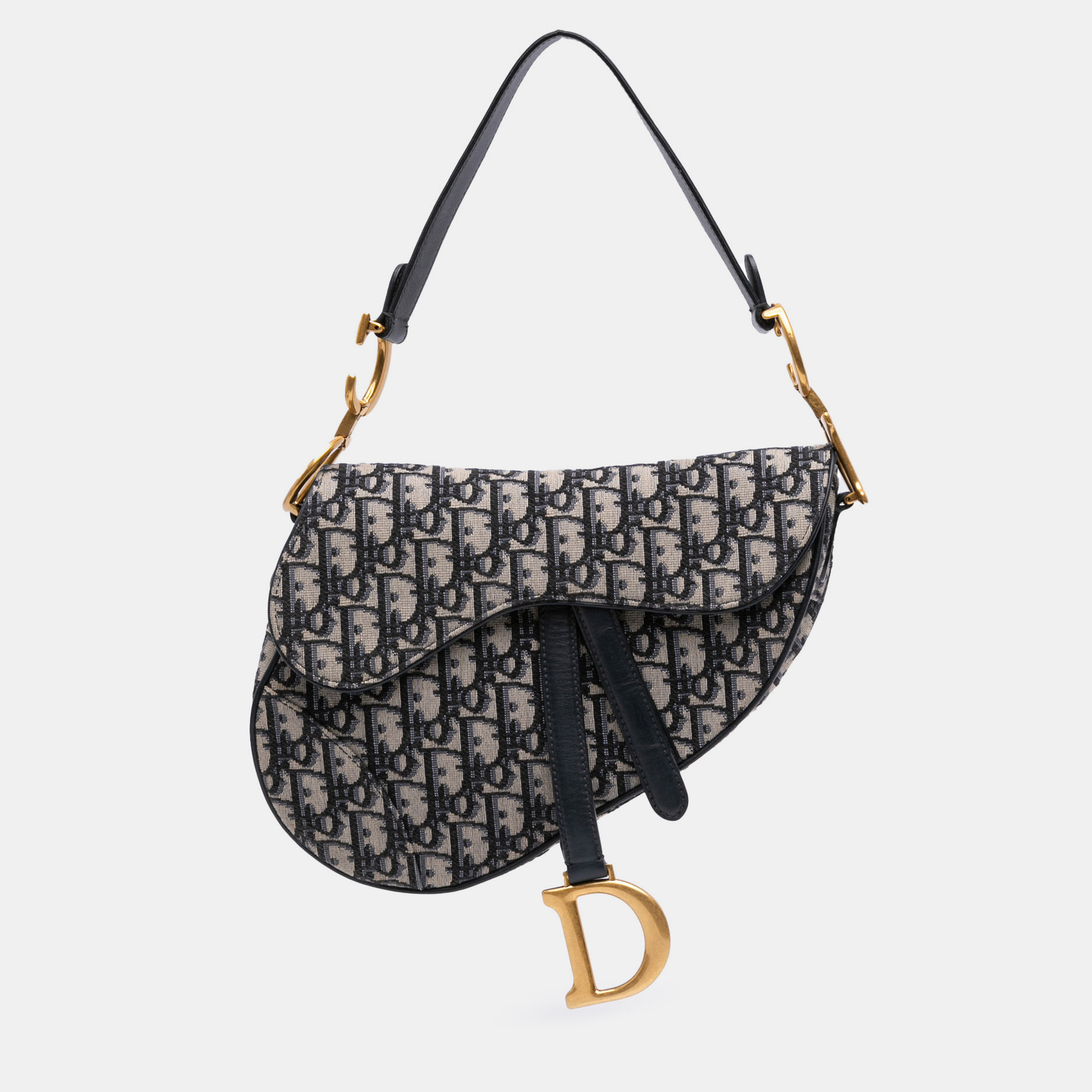 Dior Blue Oblique Canvas Saddle Bag
Dior Blue Oblique Canvas Saddle Bag