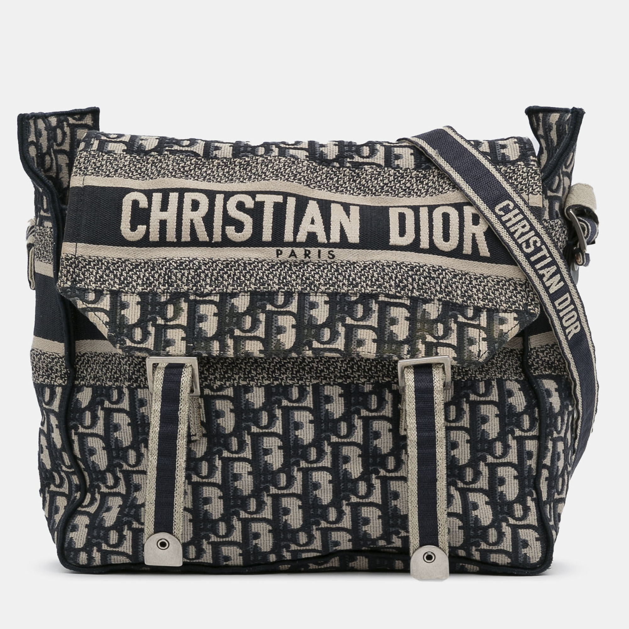 Dior Beige/Navy Blue Oblique Diorcamp Bag
Dior Beige/Navy Blue Oblique Diorcamp Bag