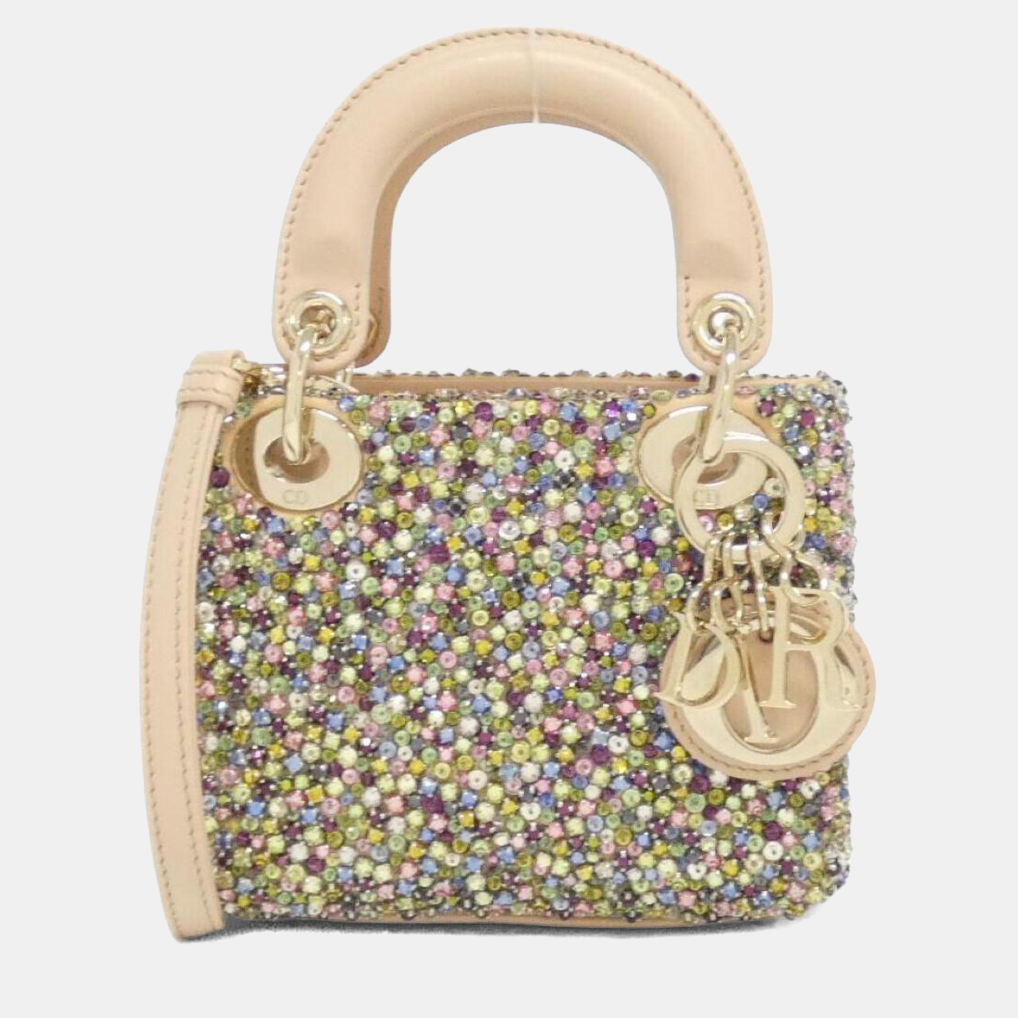 Christian Dior Lady Micro Multicolor Leather Rhinestone Shoulder Bag
Christian Dior Lady Micro Multicolor Leather Rhinestone Shoulder Bag