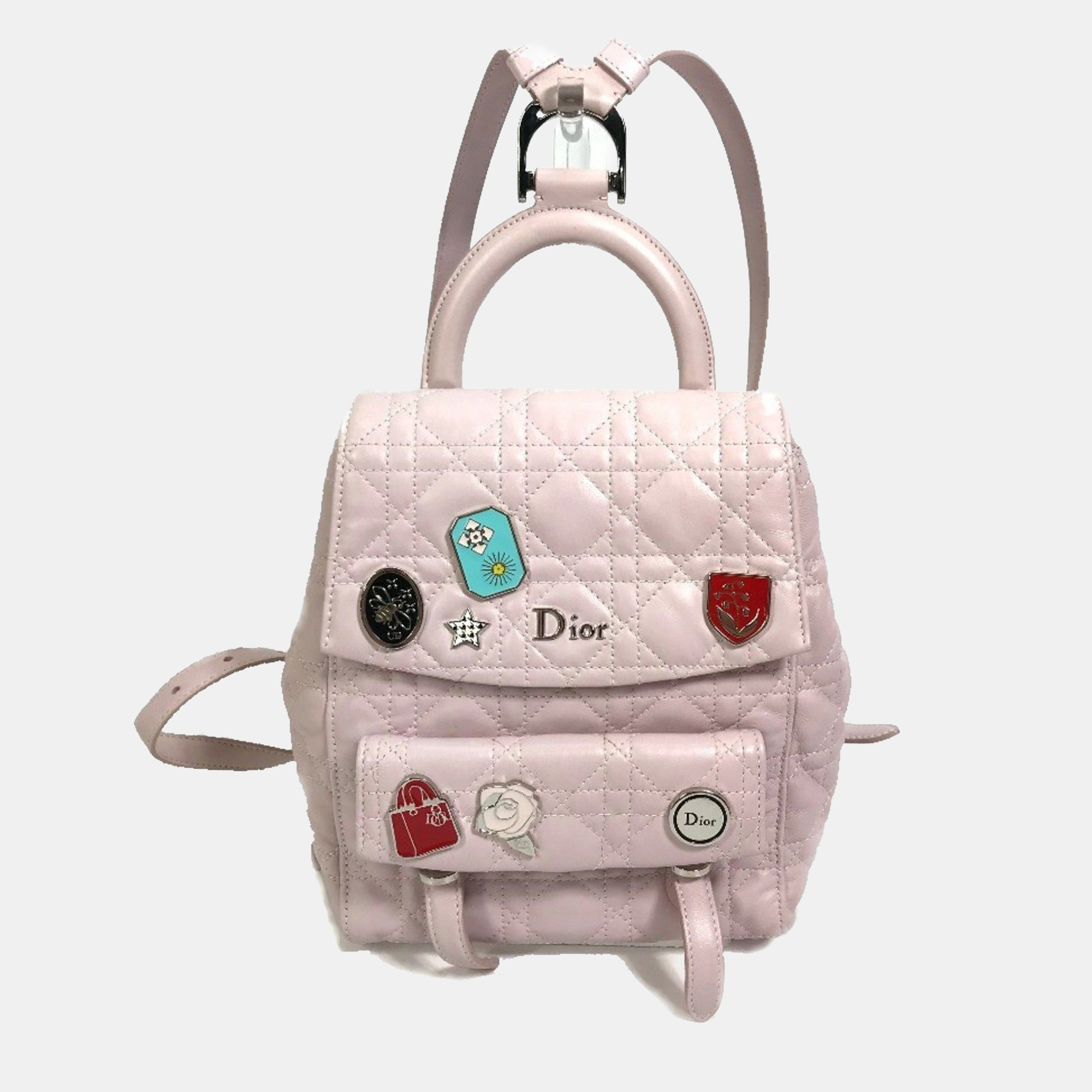Christian Dior Cannage Stardust Small Backpack Ginza Exclusive Leather Soft Pink
Christian Dior Cannage Stardust Small Backpack Ginza Exclusive Leather Soft Pink