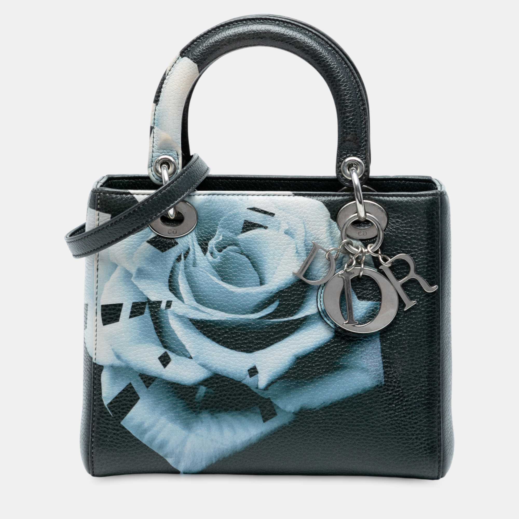 Dior Green Medium Deerskin Floral Print Lady Dior
Dior Green Medium Deerskin Floral Print Lady Dior