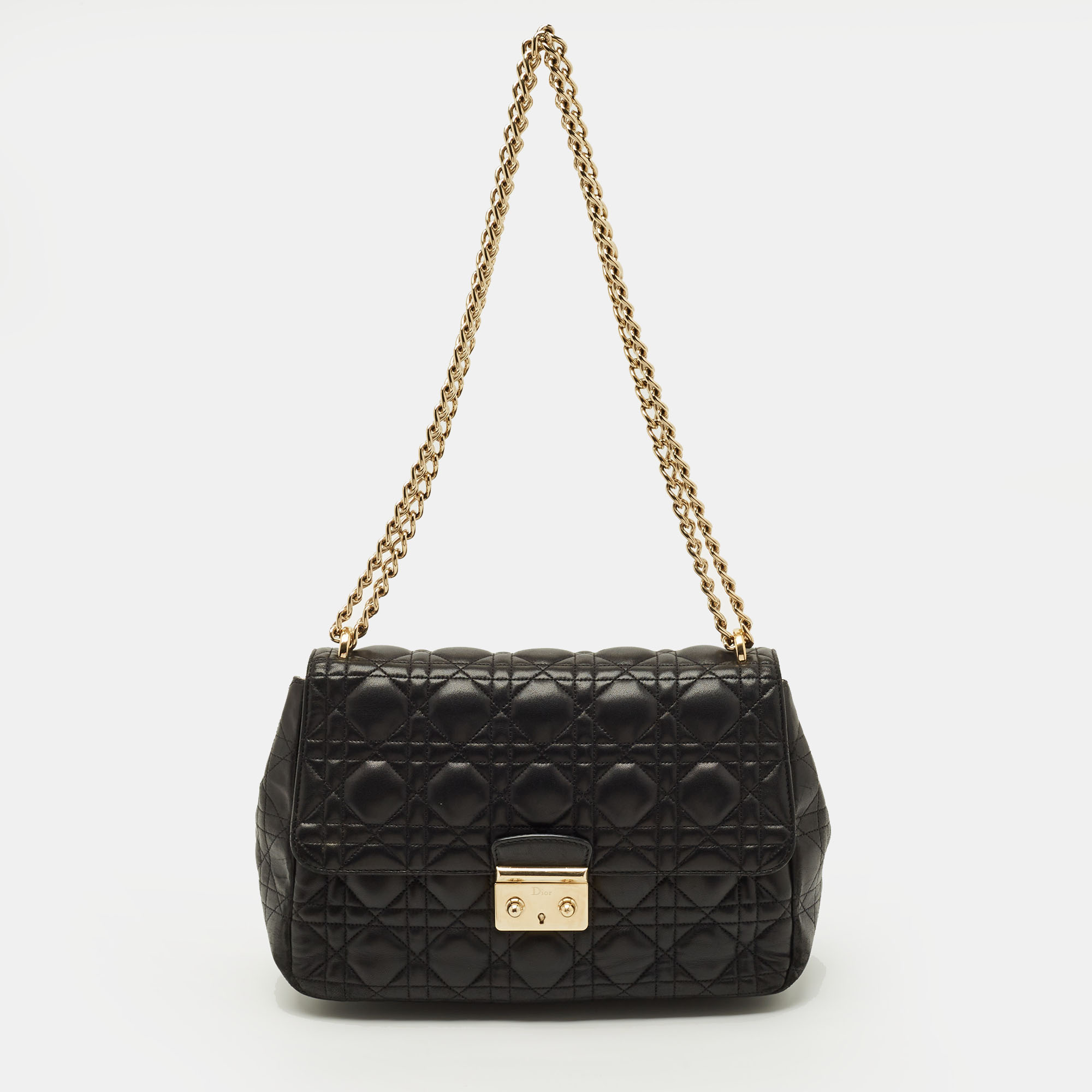 Dior Miss Dior Chain Black Cannage Leather Flap Bag
Dior Miss Dior Chain Black Cannage Leather Flap Bag