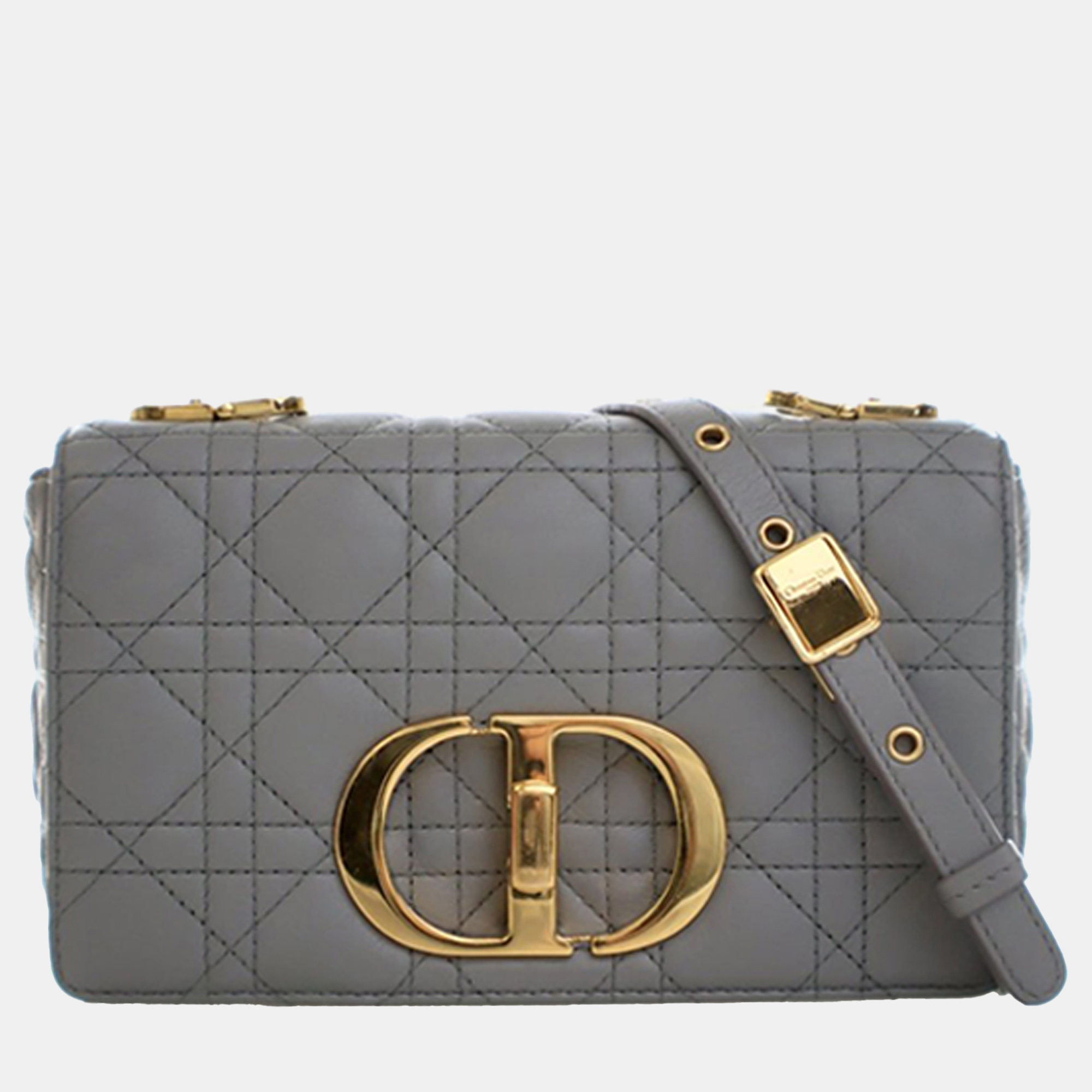 Dior Grey Dior Blue Small Calfskin Cannage Caro Crossbody
Dior Grey Dior Blue Small Calfskin Cannage Caro Crossbody