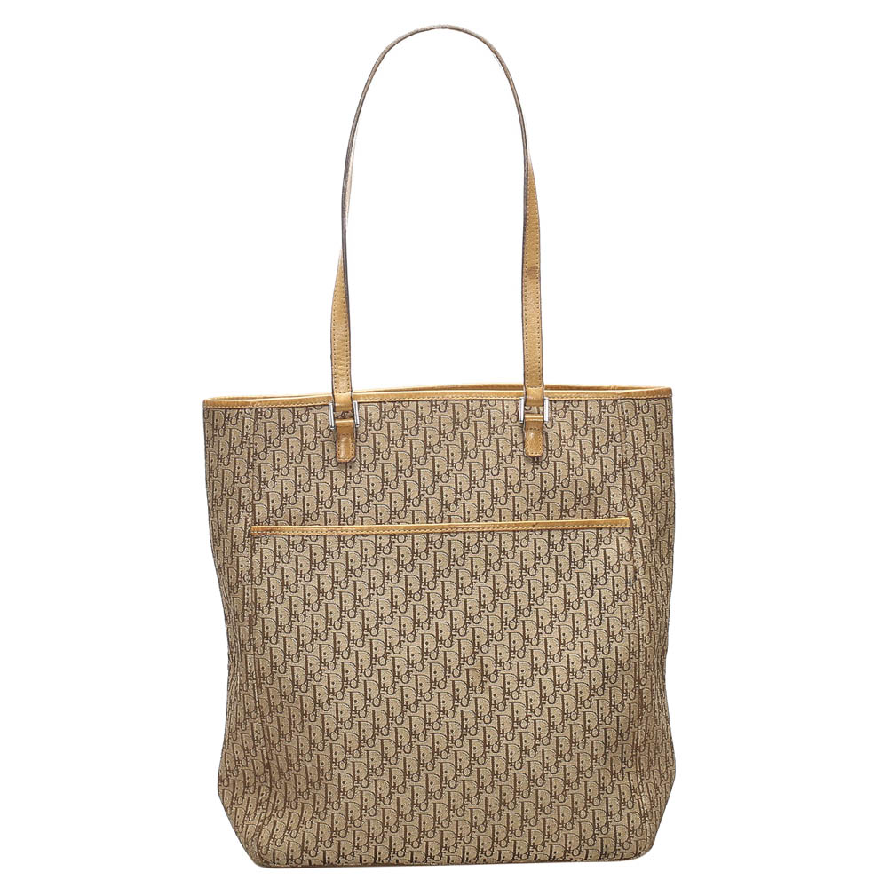 Image of Dior Beige/Brown Diorissimo canvas Tote Bag