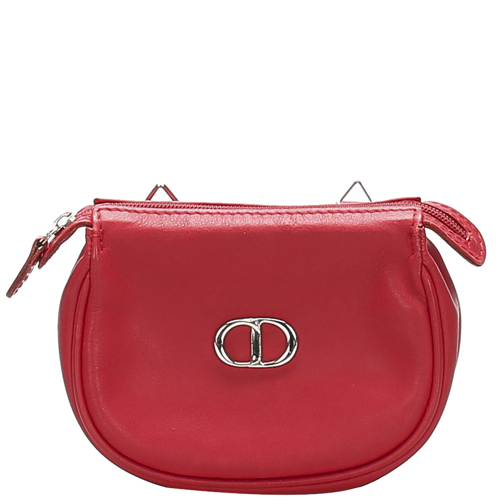 Dior Red Leather Crossbody Bag
