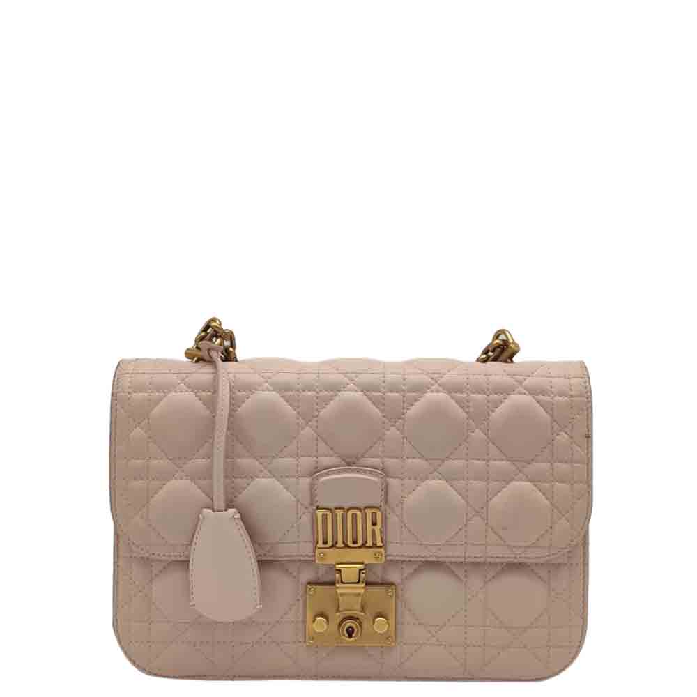 Dior Pink Leather Dioraddict Shoulder Bag