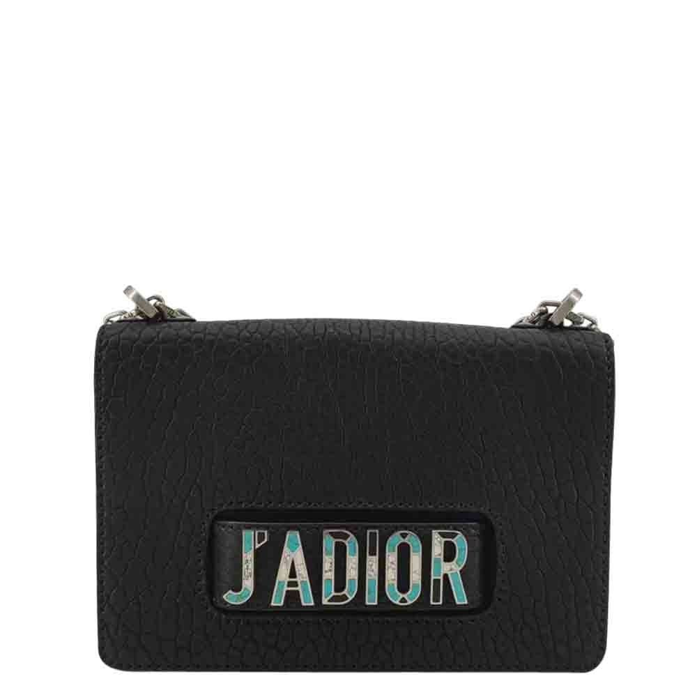 Dior Black Leather J'adior Shoulder Bag