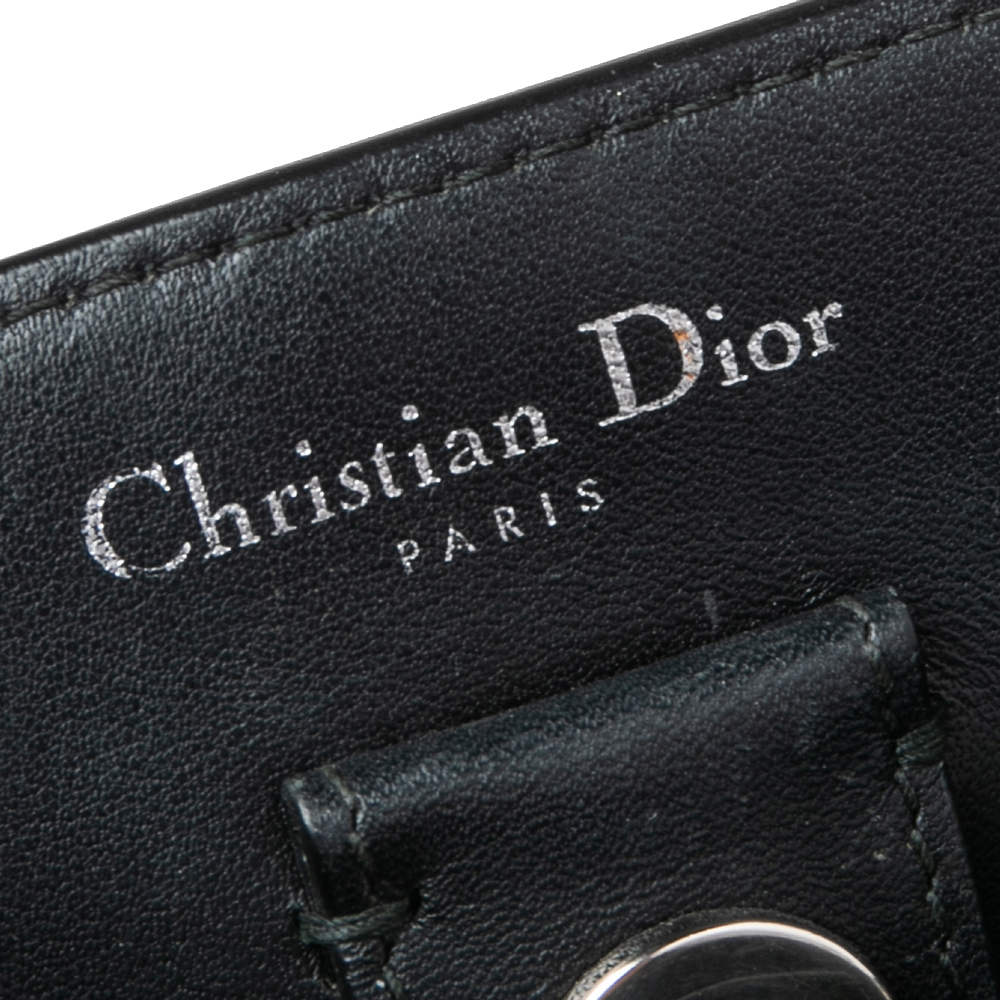 Dior Tri Color Leather Large Lady Dior Pocket Tote