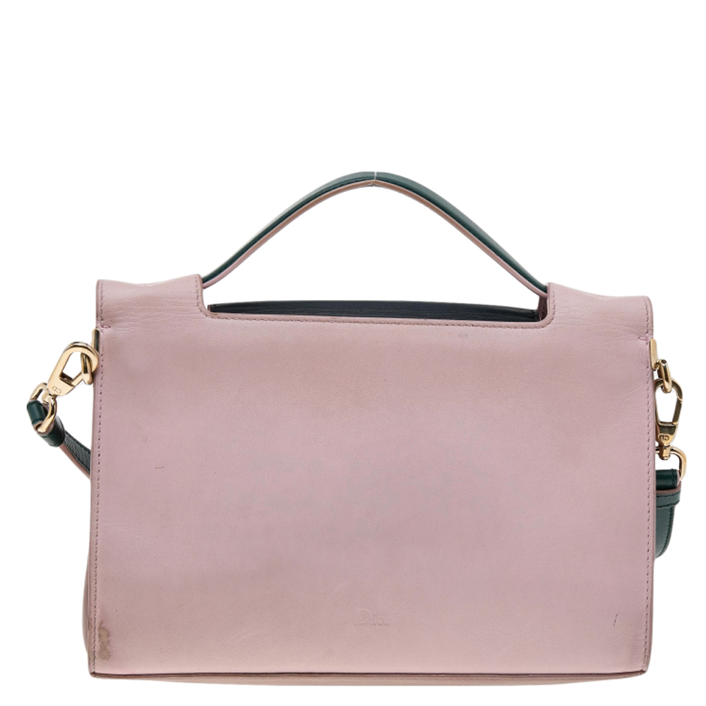 Dior Multicolor Leather Diorever Top Handle Bag