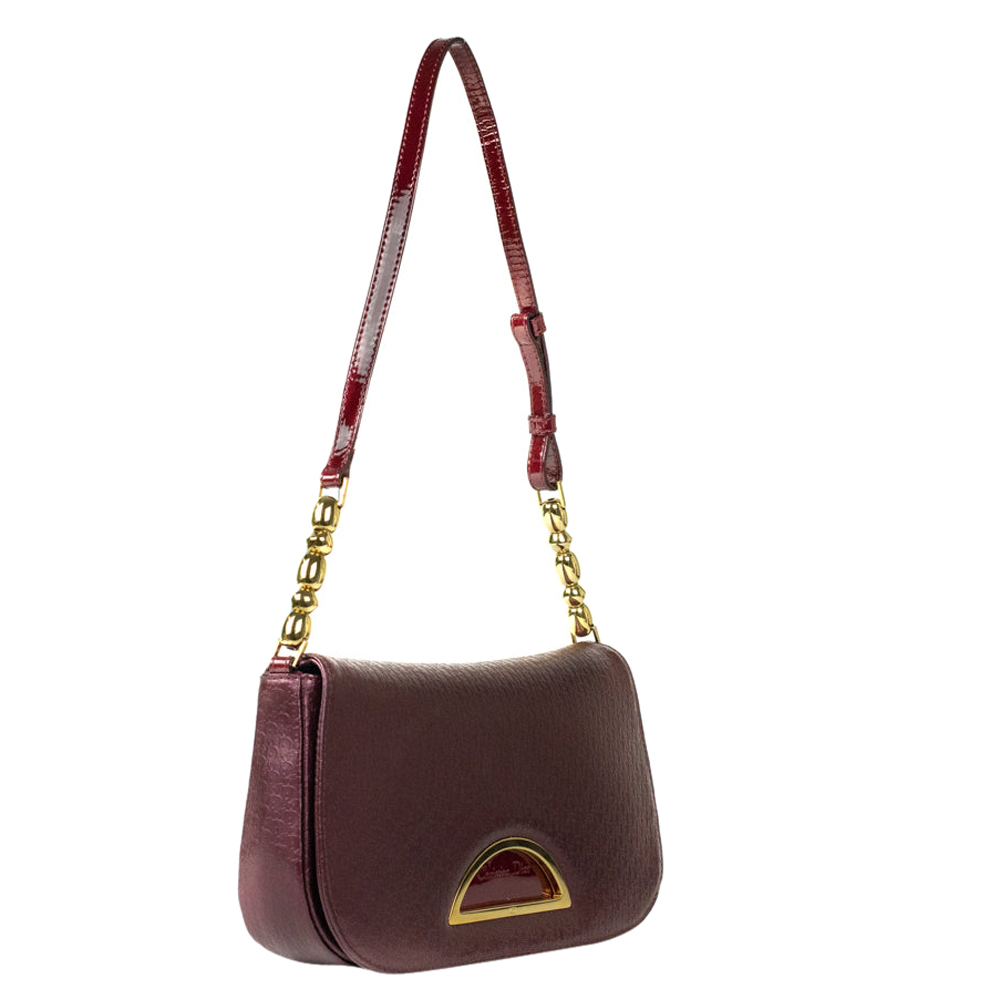 Dior Burgundy Leather Vintage Shoulder Bag
Dior Burgundy Leather Vintage Shoulder Bag