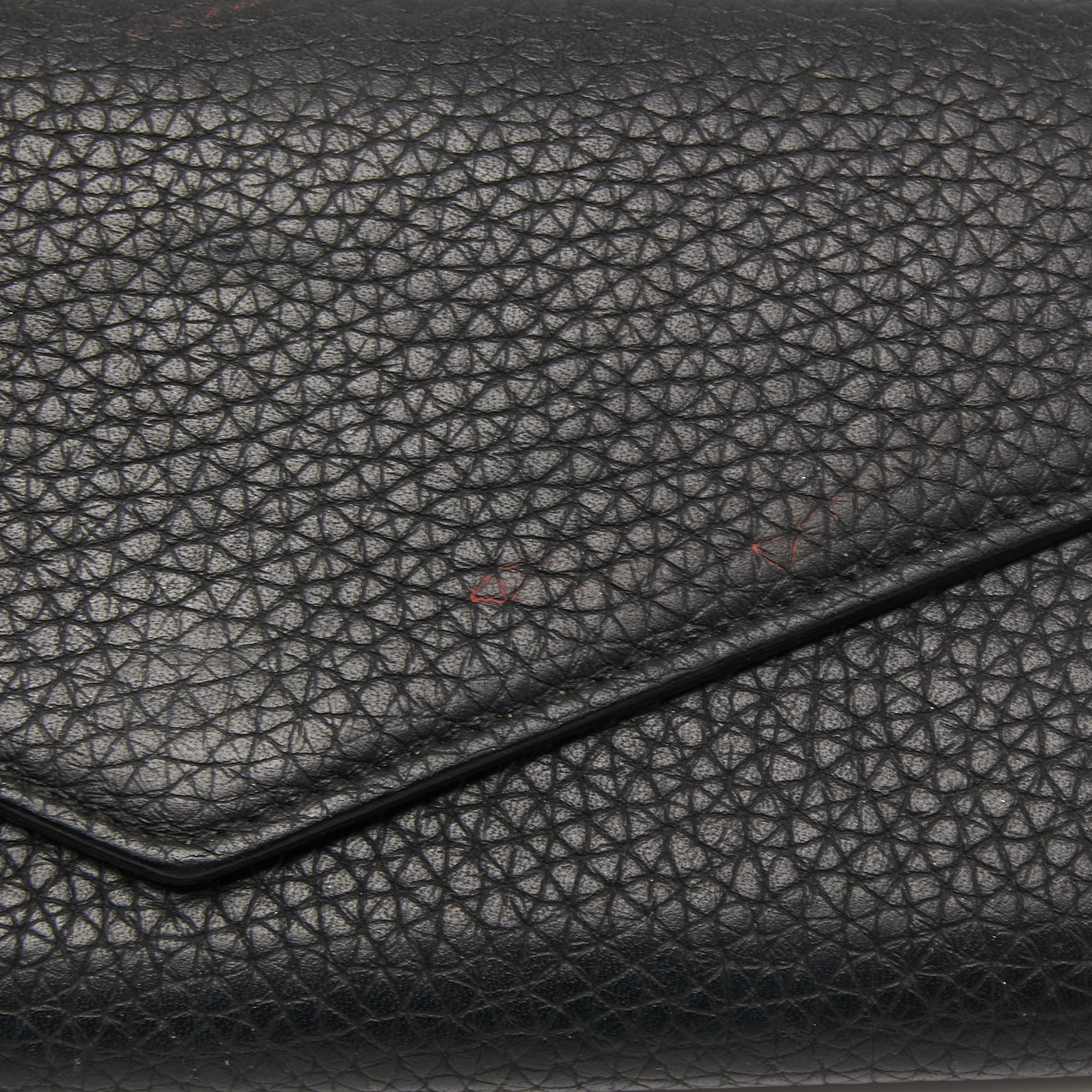 Dior Black Leather Diorissimo Continental Wallet