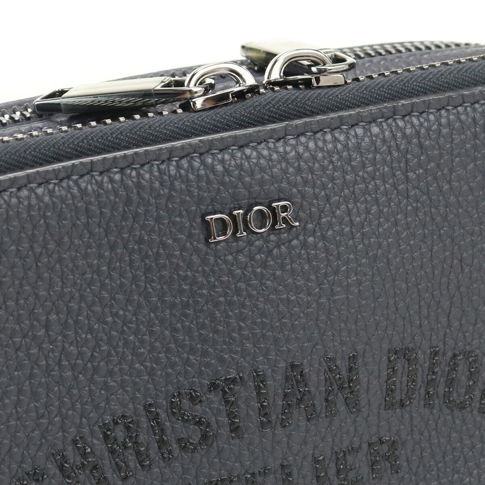 Dior Blue Leather Atelier Paris Camera Shoulder Bag