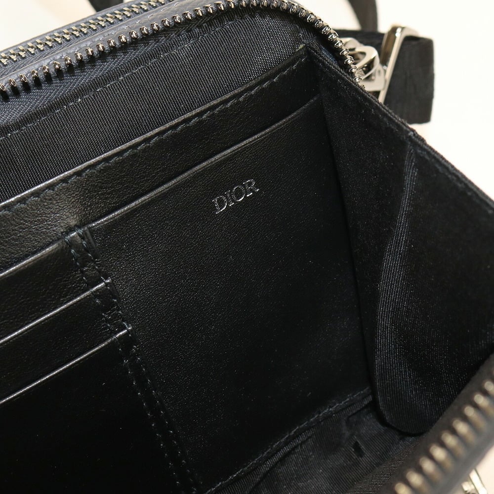 Dior Blue Leather Atelier Paris Camera Shoulder Bag
