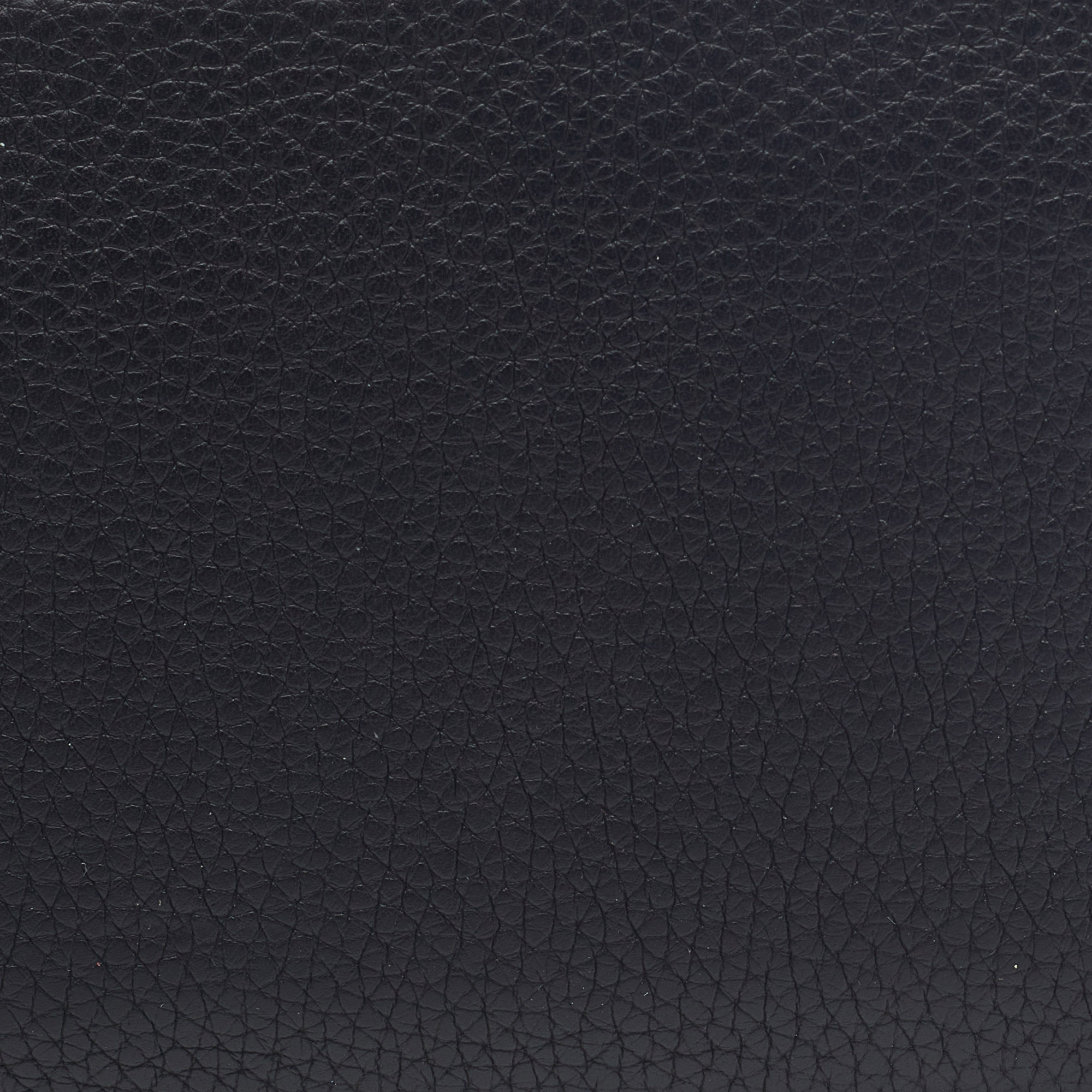 Dior Black Leather Diorissimo Voyageur Zip Around Wallet
