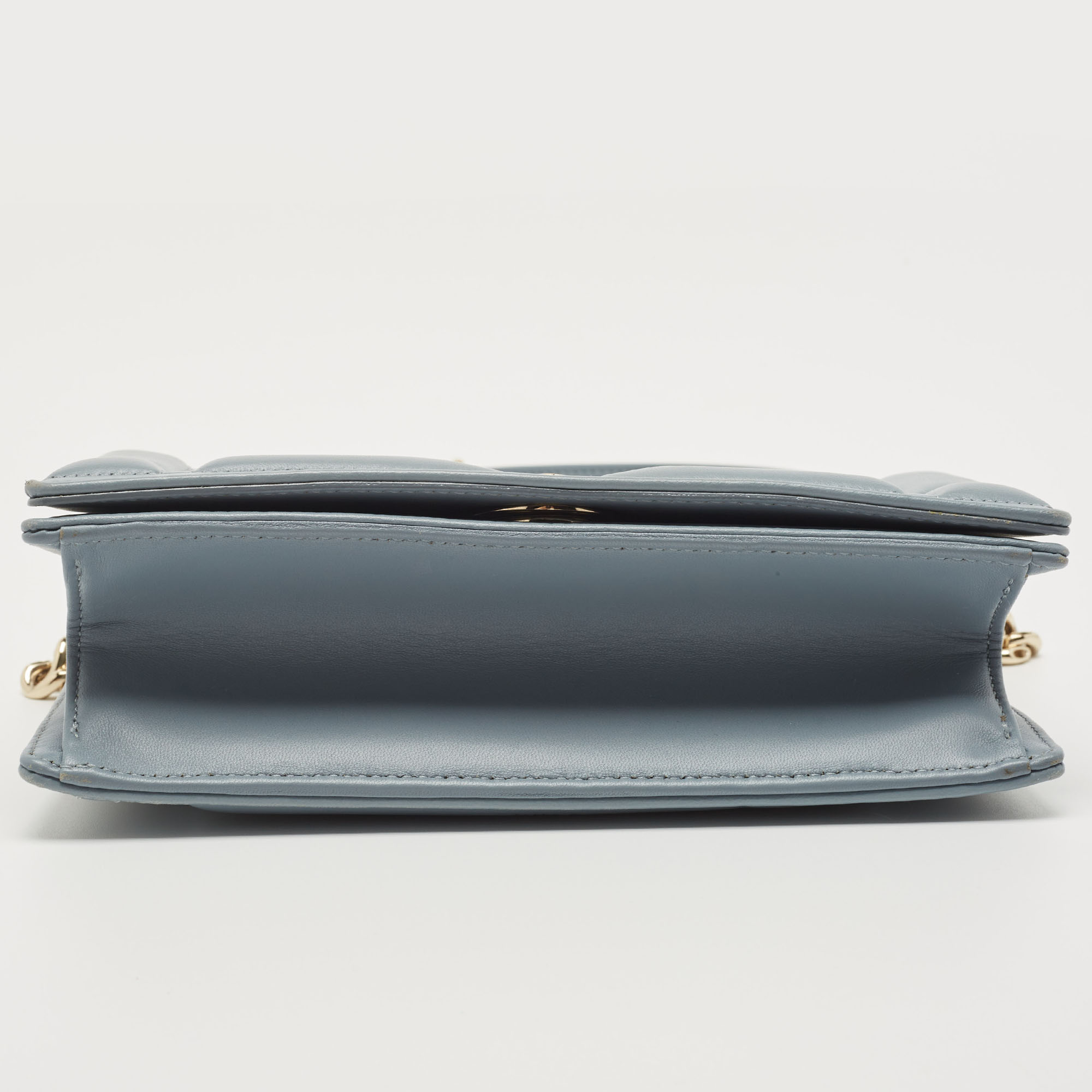 Dior Light Blue Soft Leather Small Diorama Shoulder Bag