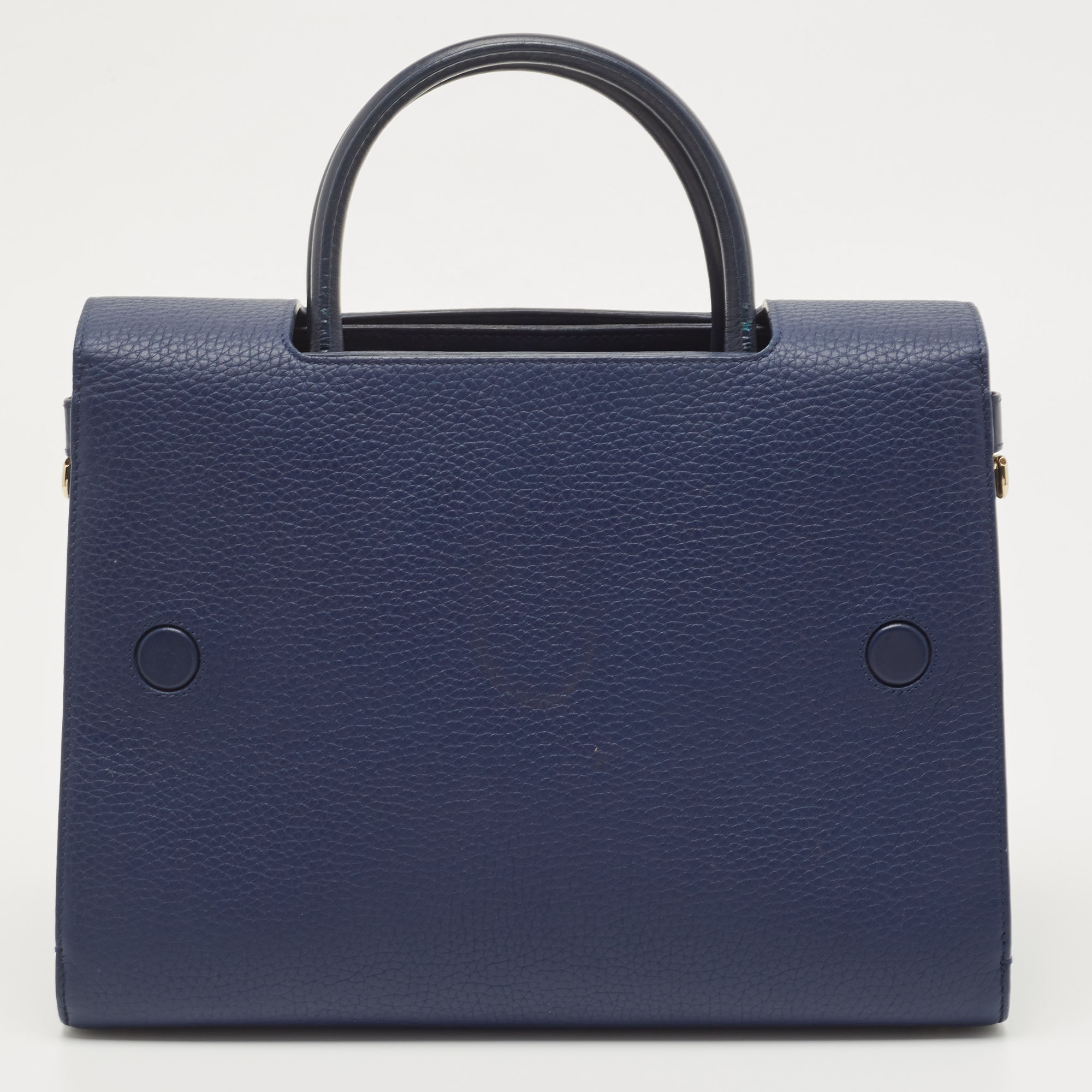 Dior Blue Leather Medium Diorever Bag