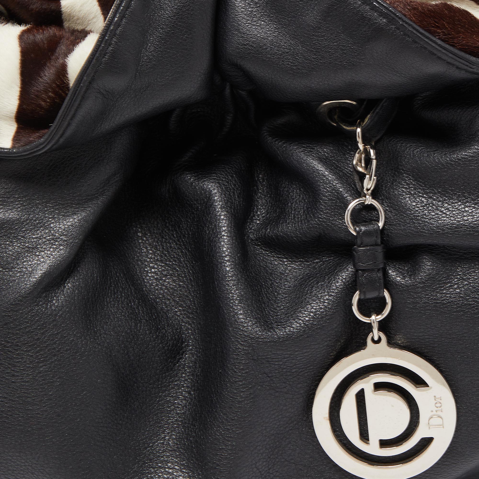 Dior Black Cannage Leather Le Trente Hobo