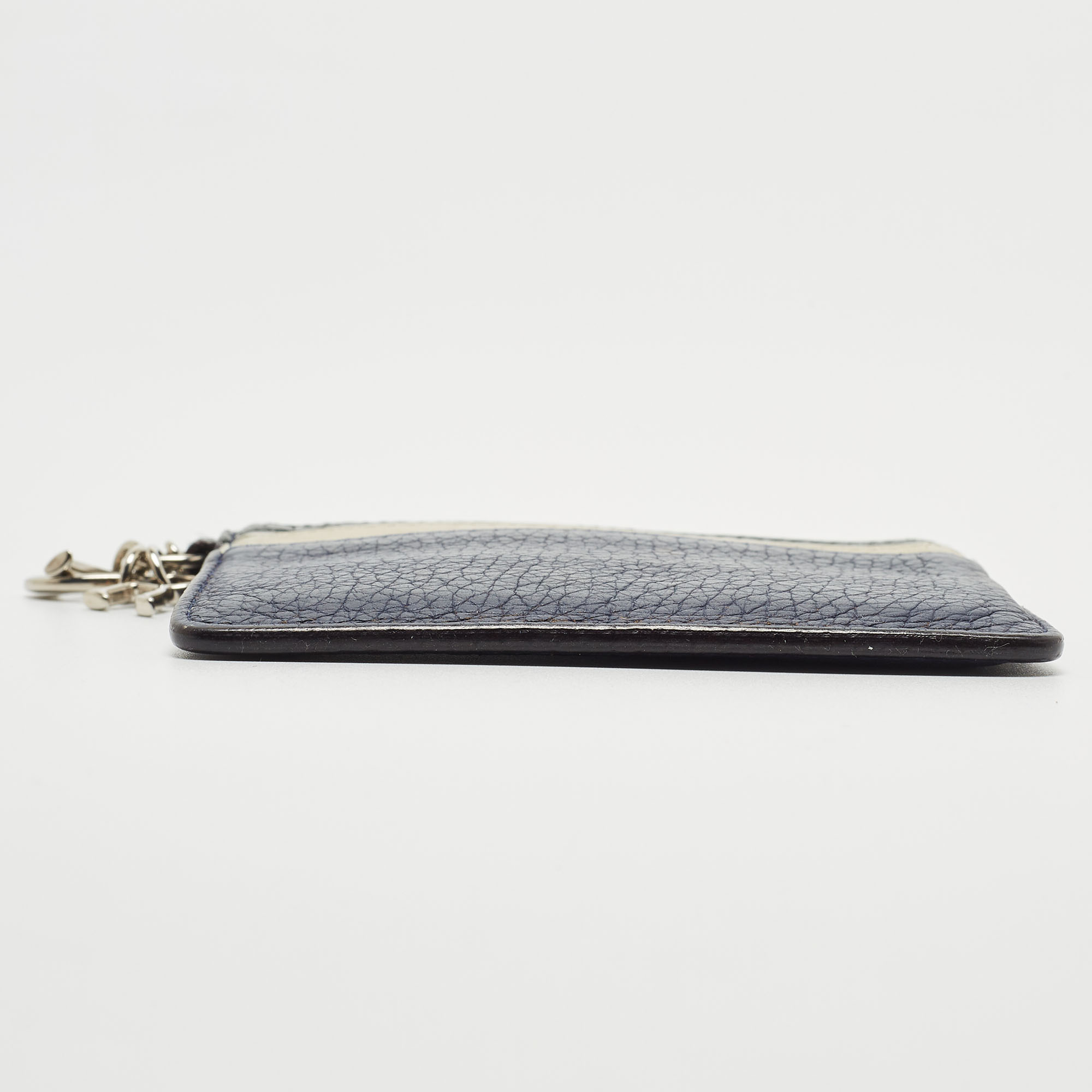 Dior Multicolor Leather And Croc Lady Dior Card Holder