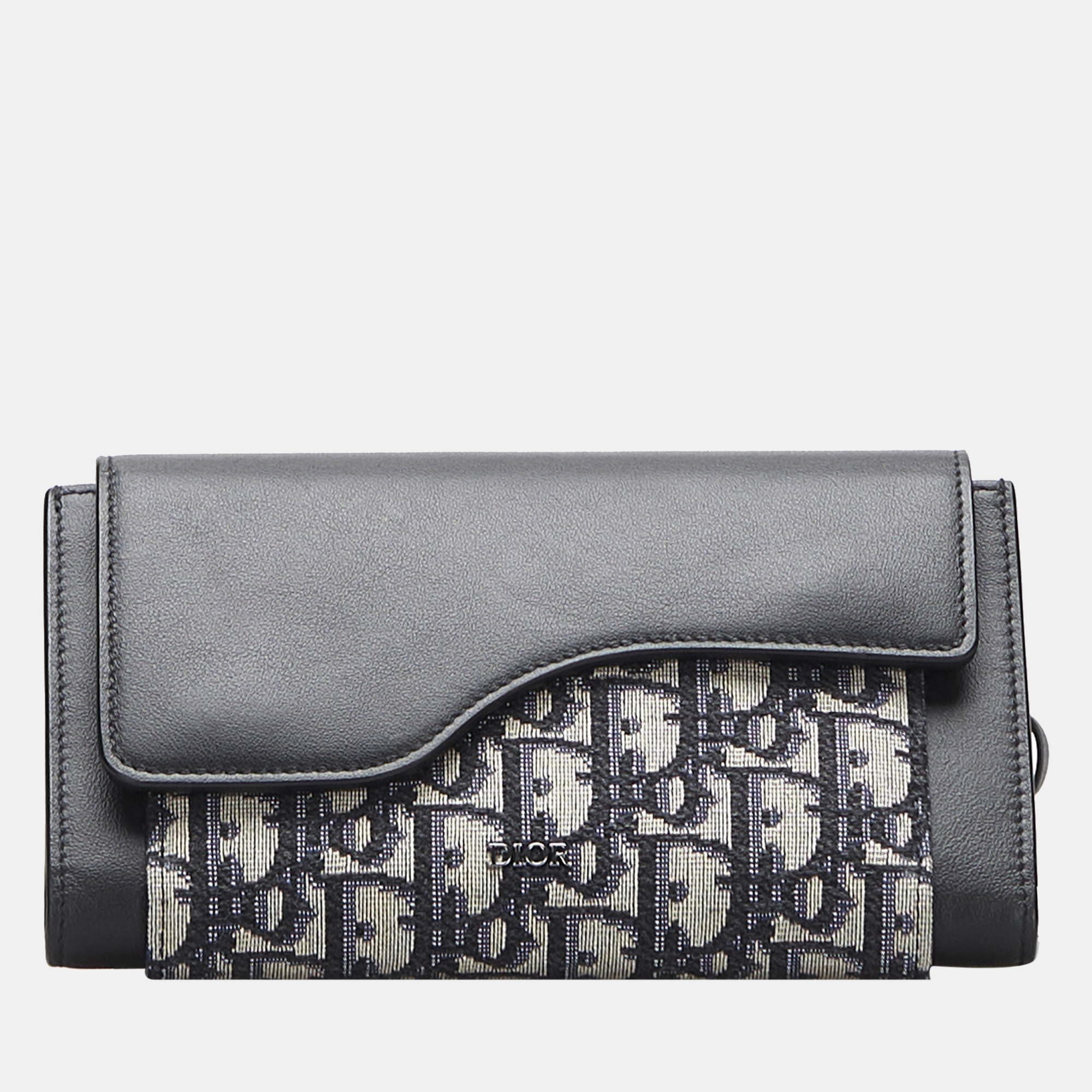 Dior Blue Elite Oblique Wallet Crossbody Bag
