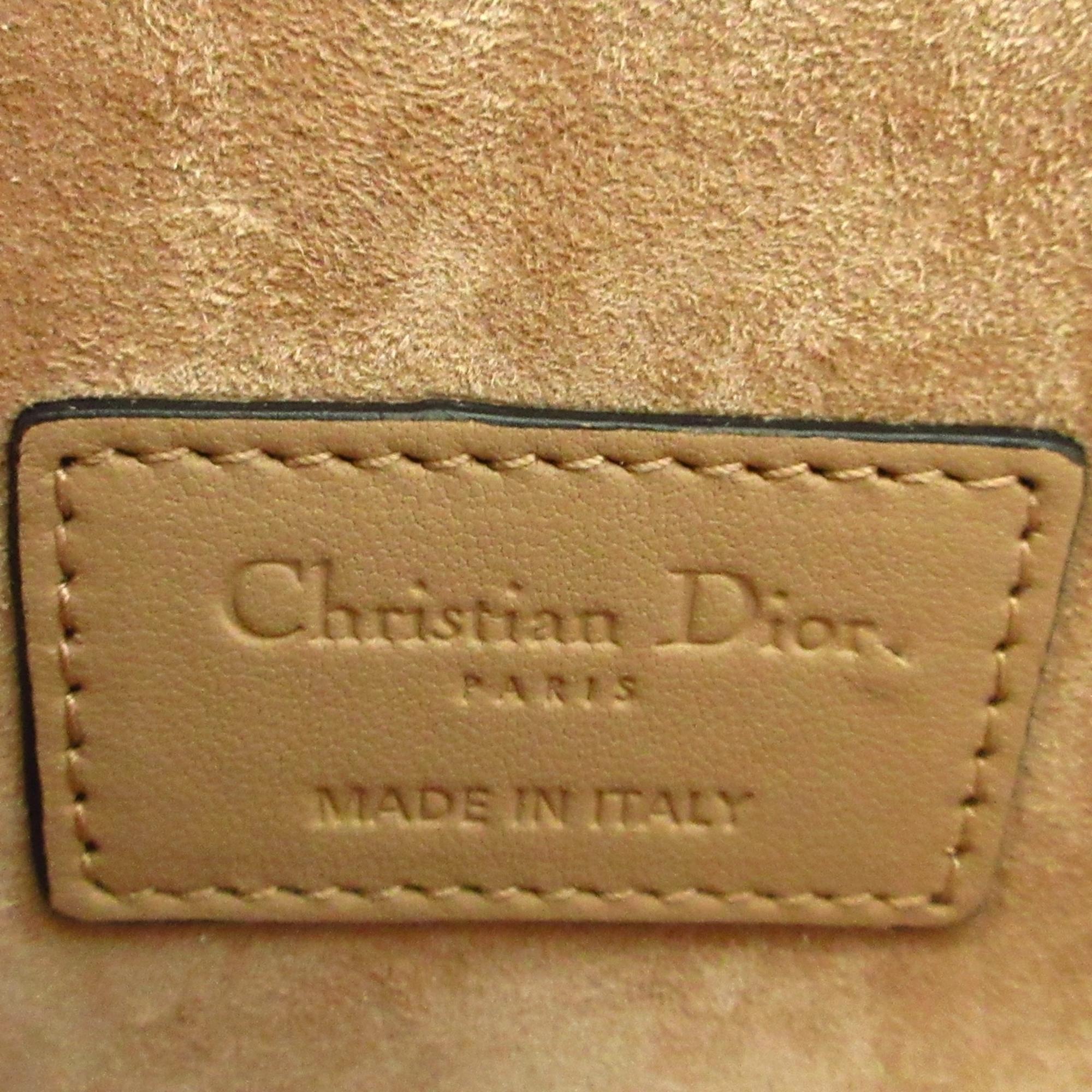 Dior Pink Leather Saddle Belt Bag