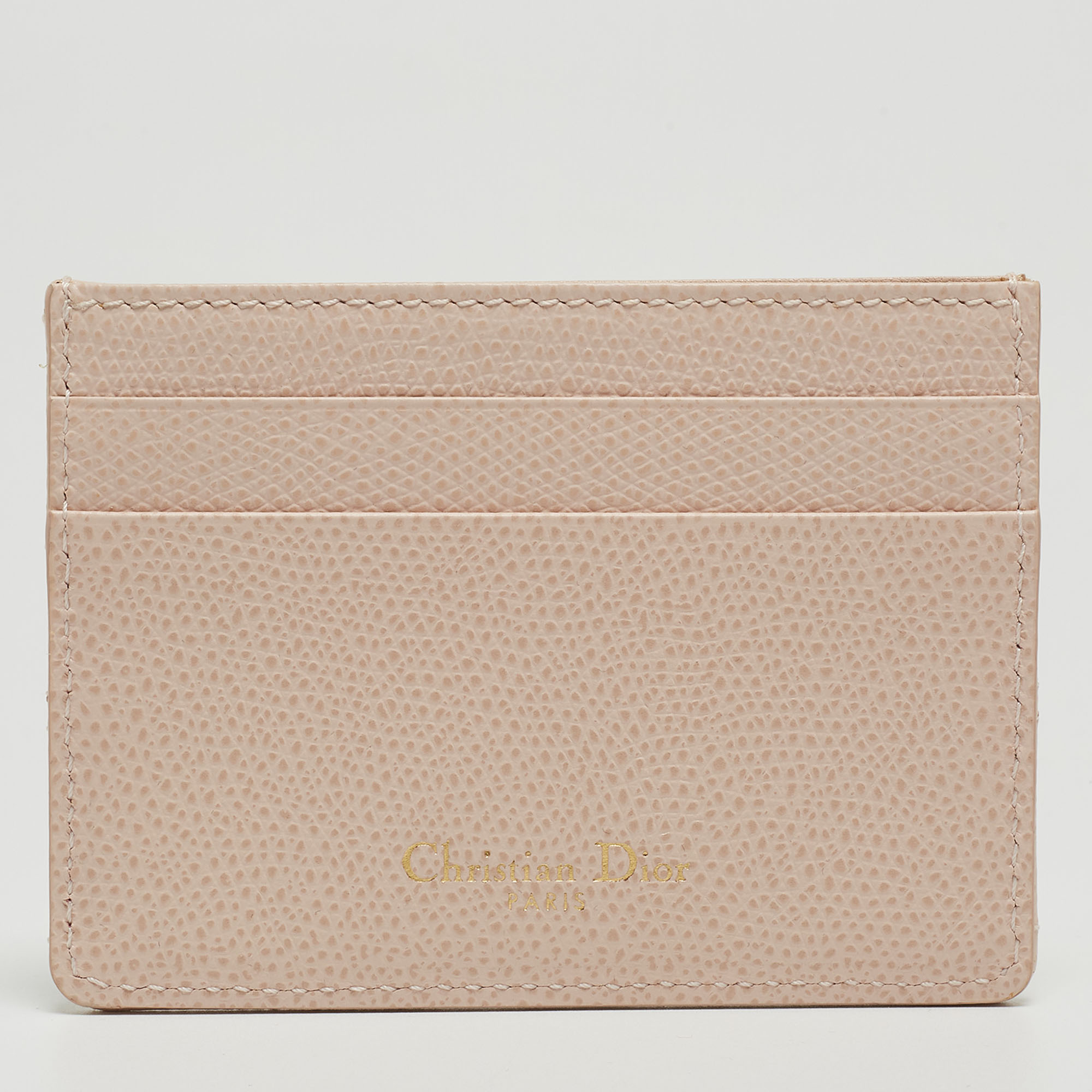 Dior Pink Cannage Leather Diorama Card Holder