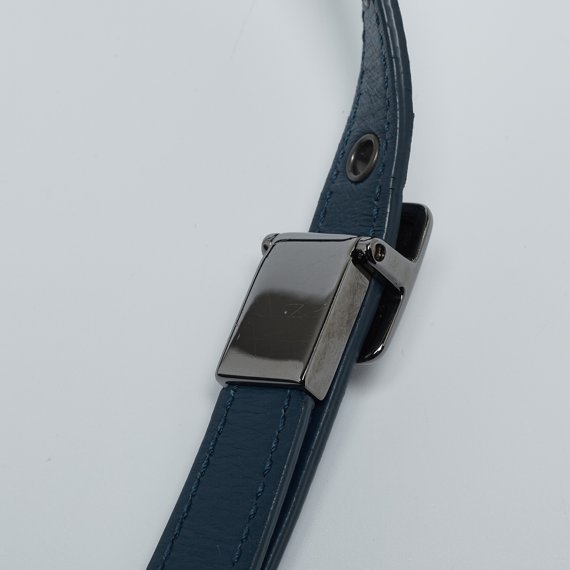 Dior Steel Blue Quilted Leather Medium Caro Shoulder Bag