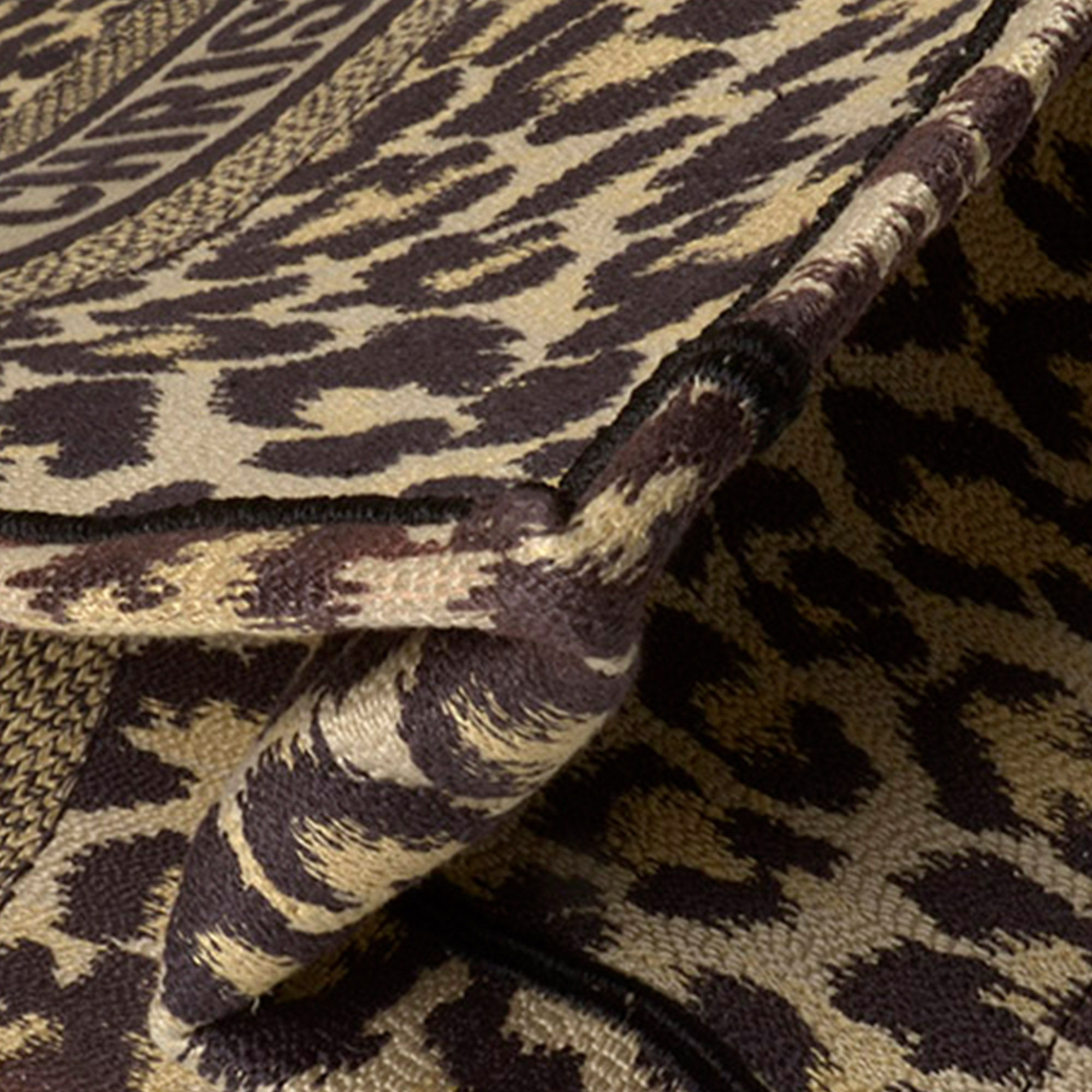 Dior Large Leopard Mizza Book Tote