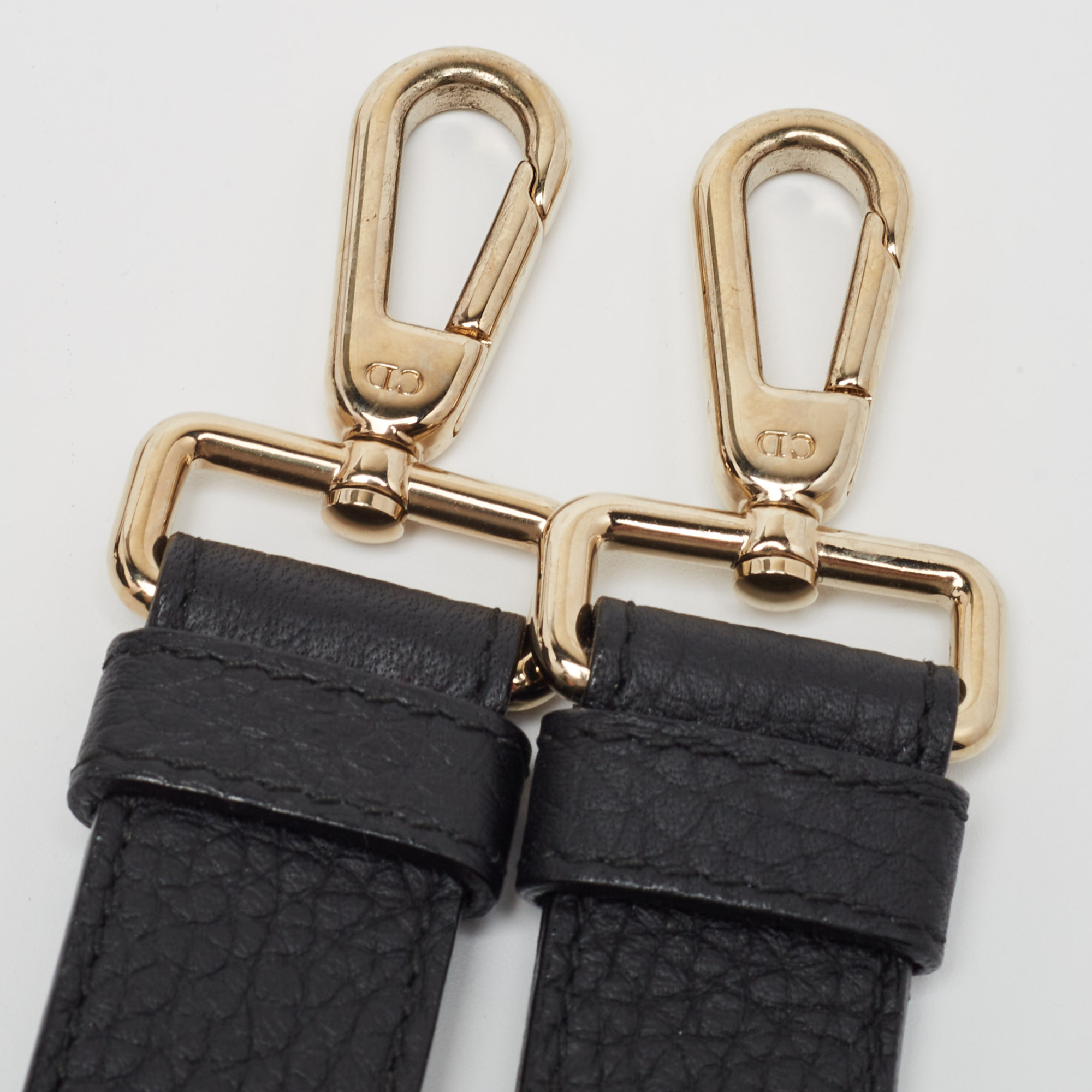 Dior Black Leather Mini Be Dior Top Handle Bag