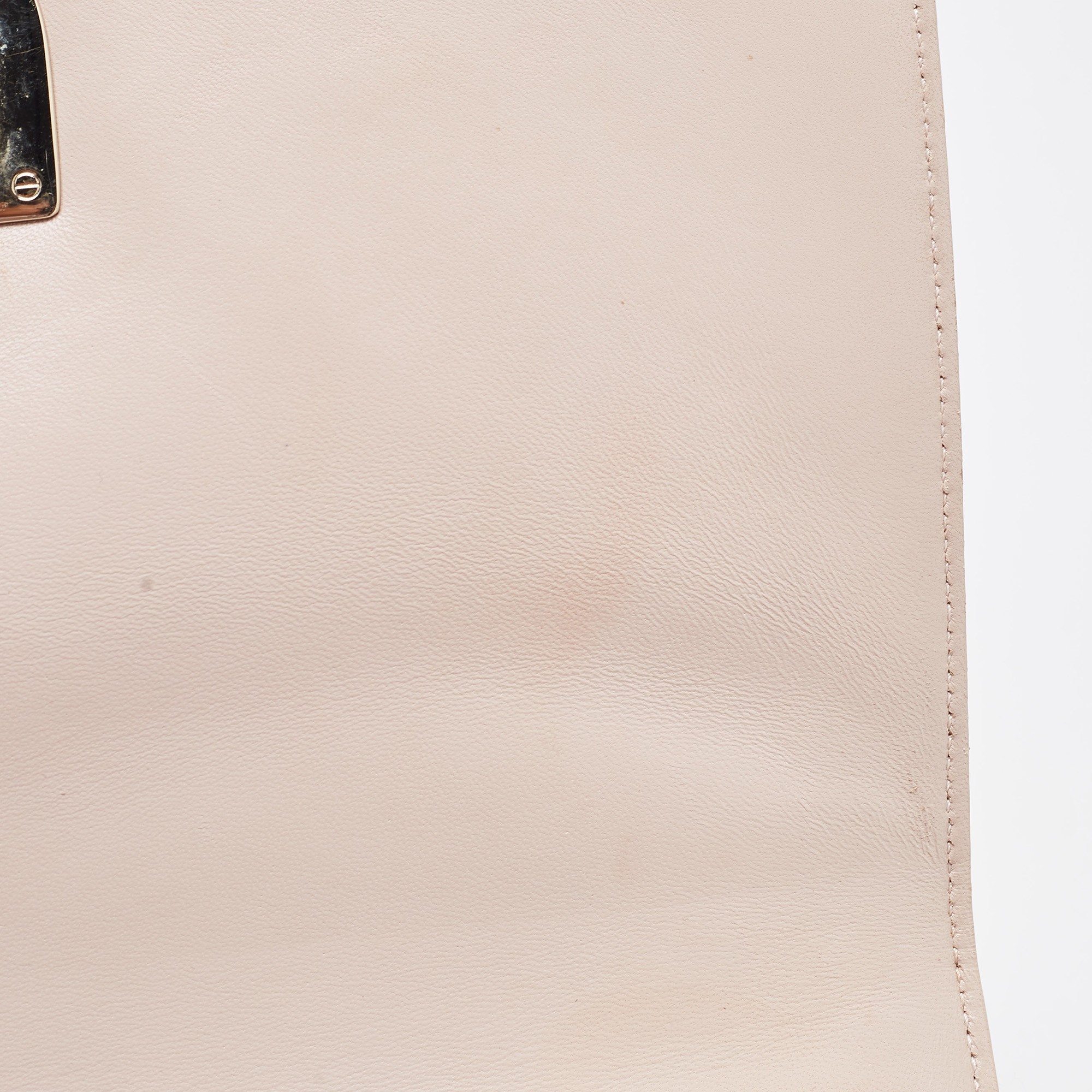 Dior Beige Patent Leather Medium Diorama Shoulder Bag