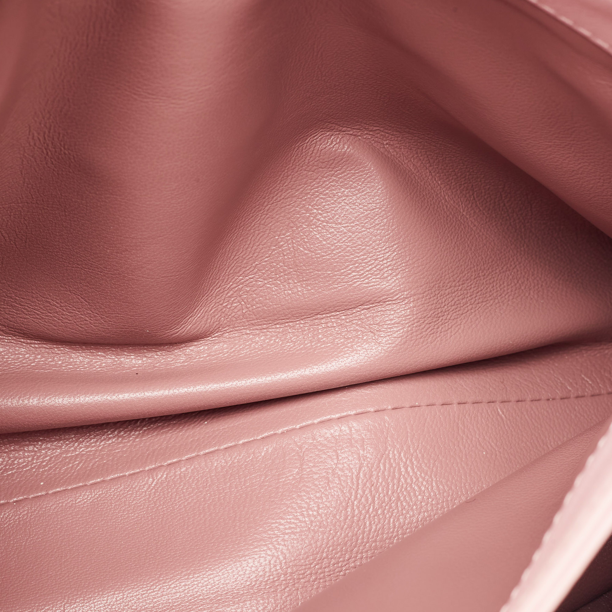 Dior Light Pink Cannage Leather Small Diorling Shoulder Bag