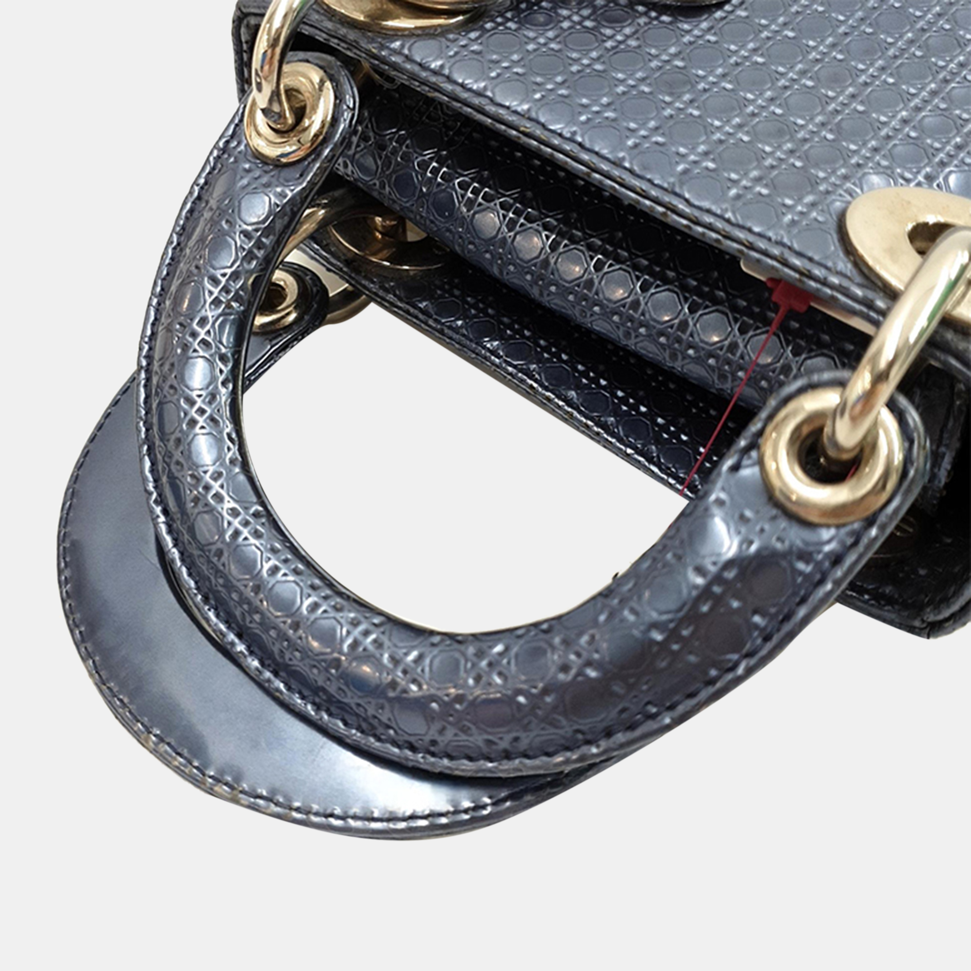 Christian Dior Micro Metallic Lady Bag