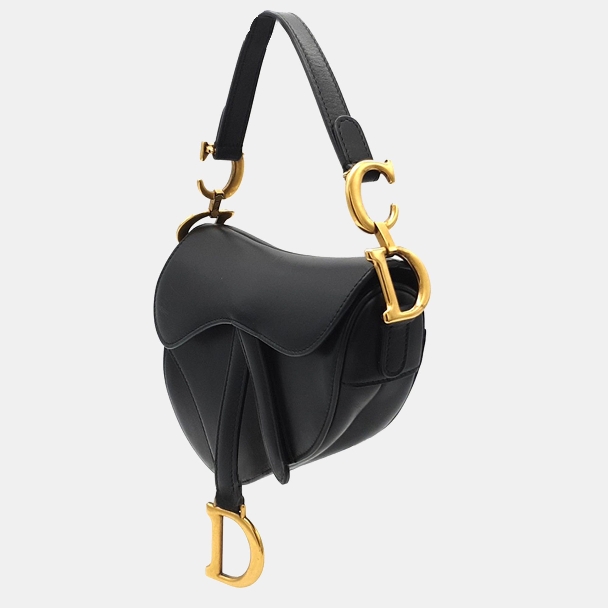 Christian Dior Mini Saddle Bag & Strap